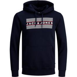 Jack and Jones Corp Logo Hoodie