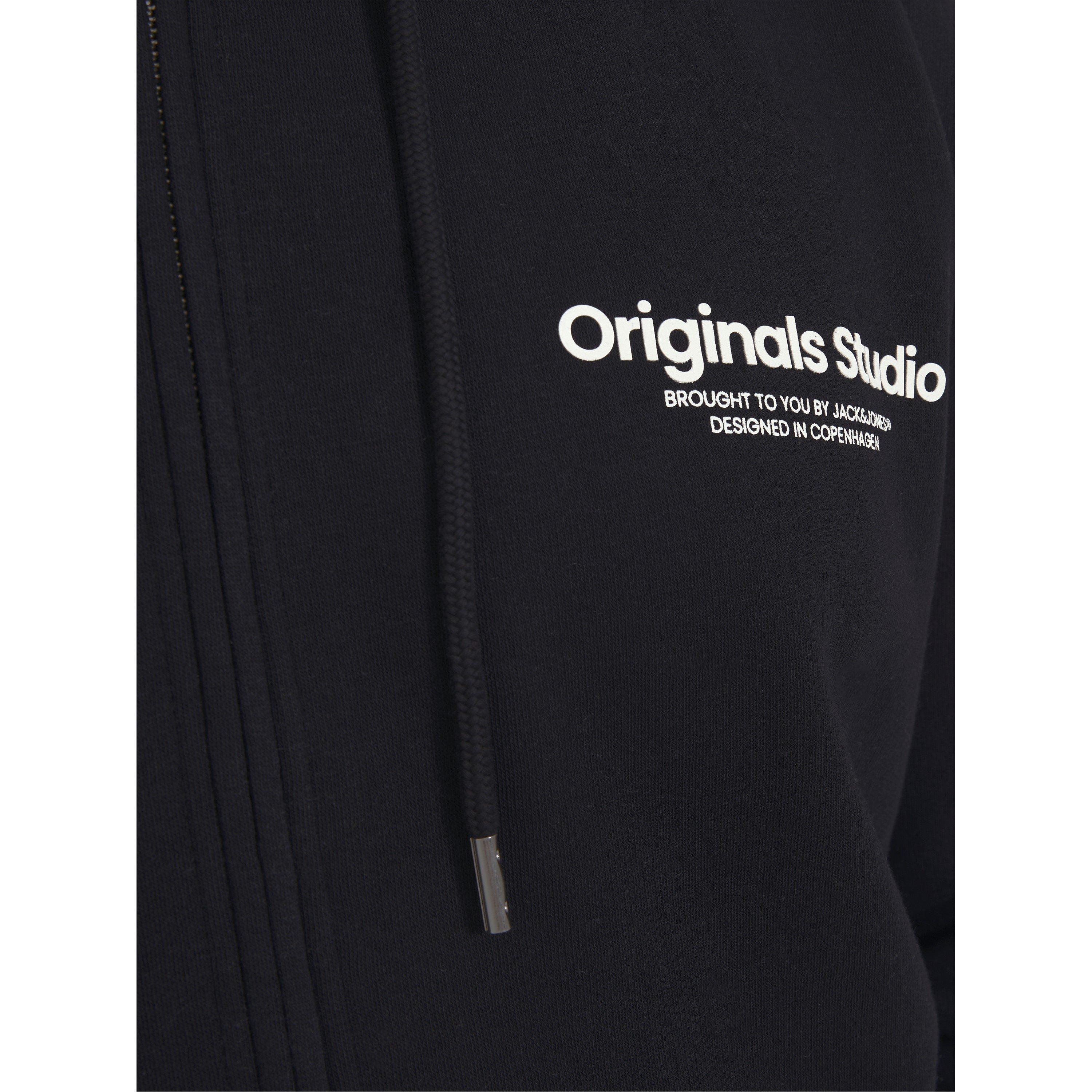 Black - Jack and Jones - Vest Zip Hoodie - 3