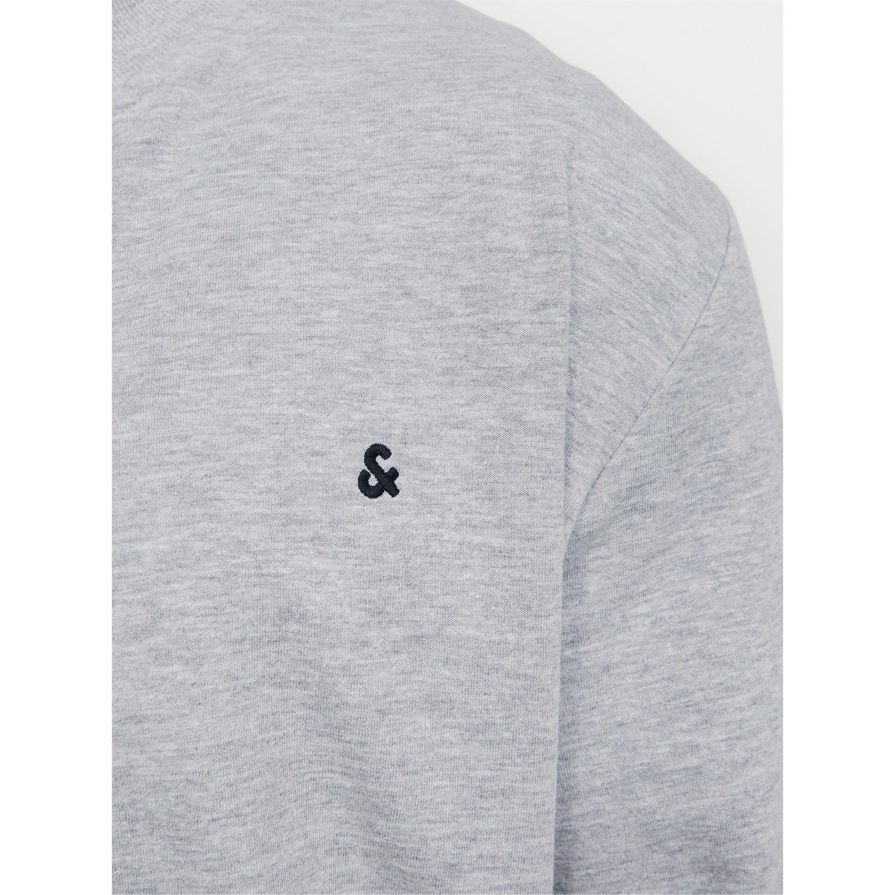 Grey Melange - Jack and Jones - Paulos Zip Hoodie - 5