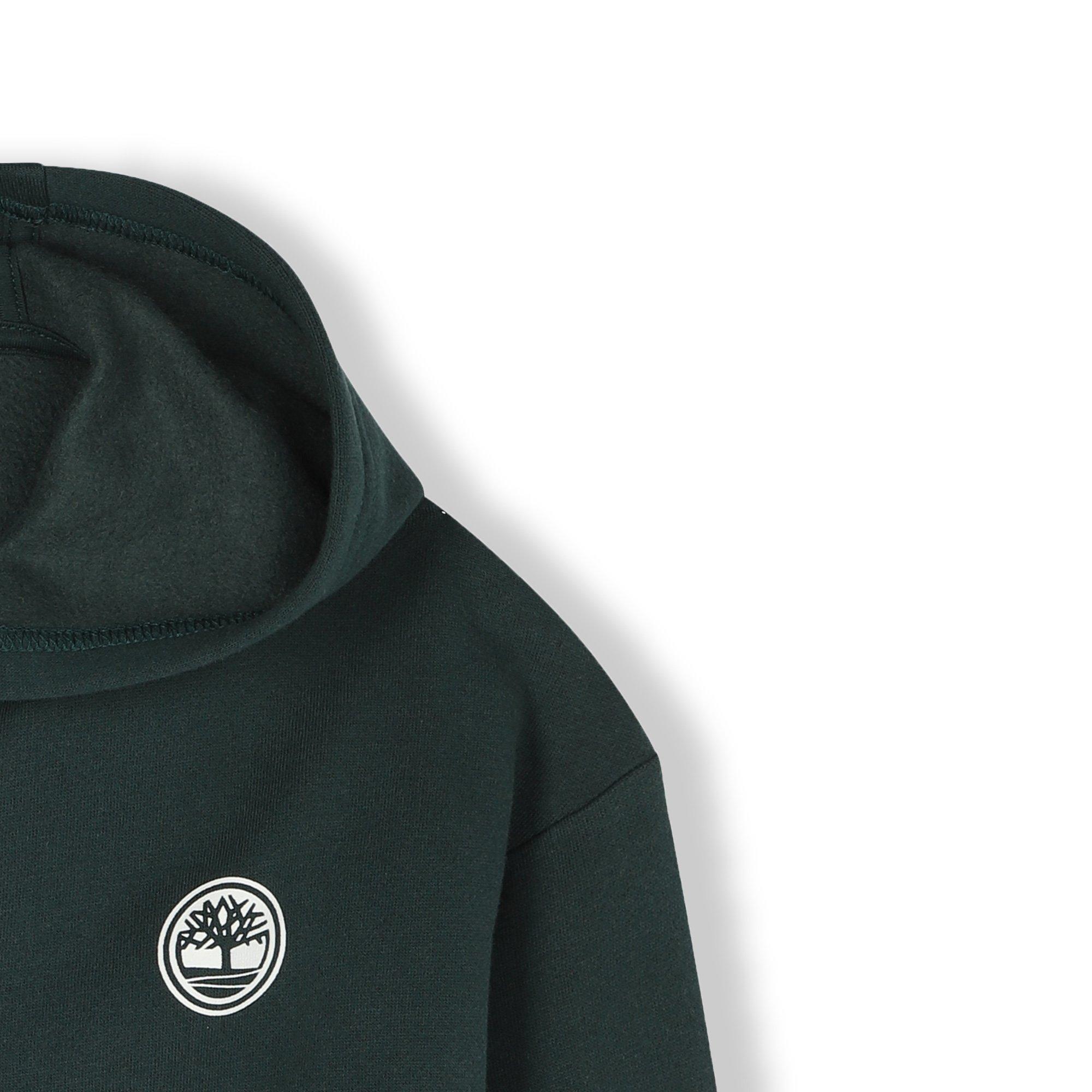 Dark Green - Timberland - Kids' Timberland Fleece Zip Hoodie - 3