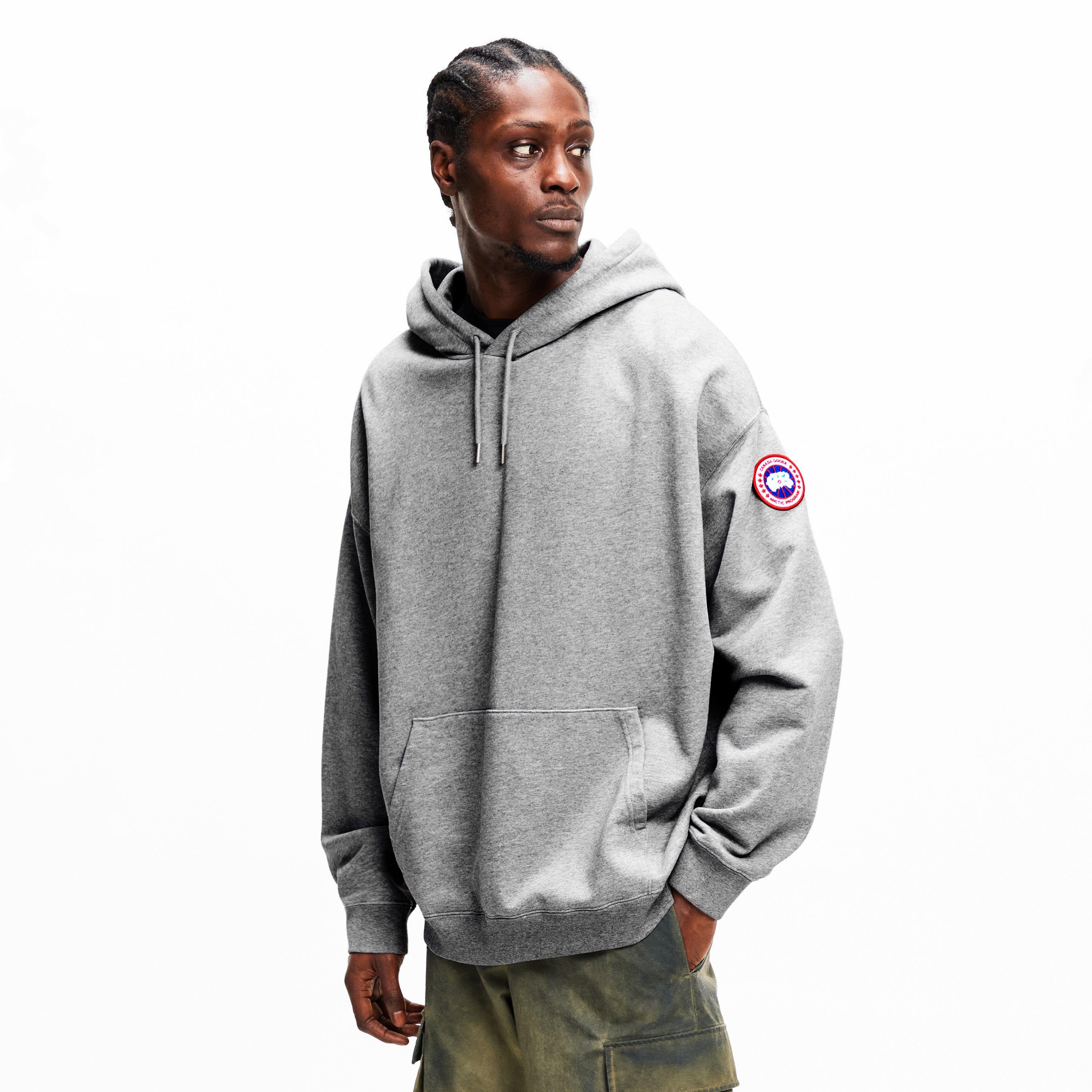 Stone Heather - Canada Goose - Mens Rove Hoodie - 3