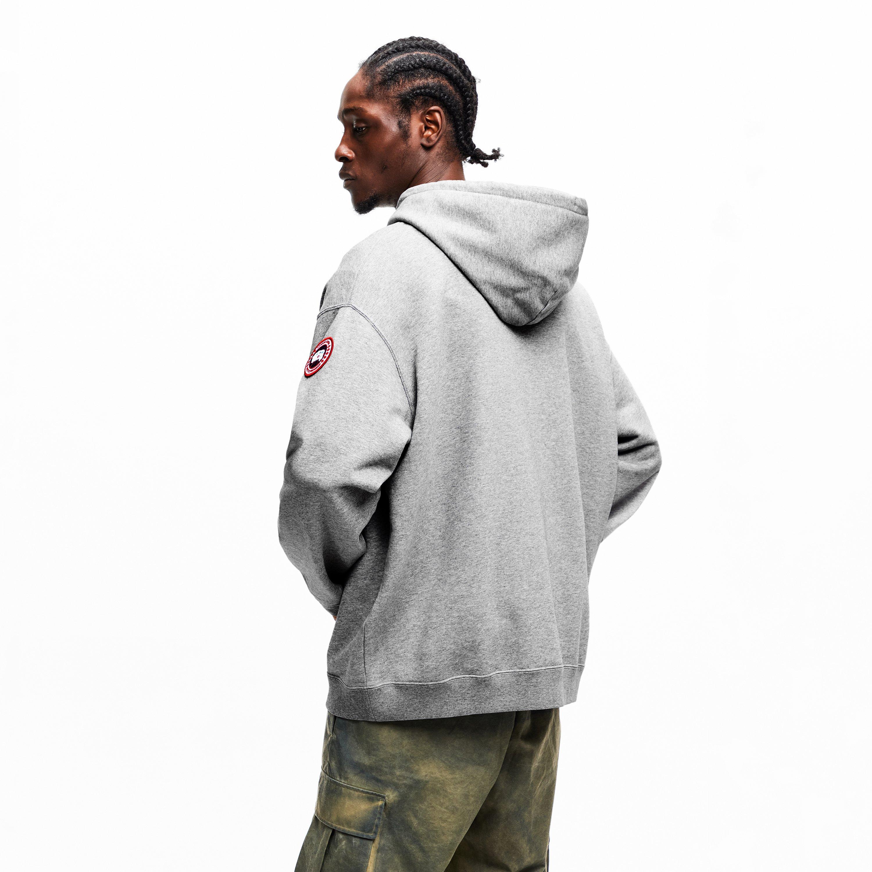 Stone Heather - Canada Goose - Mens Rove Hoodie - 4