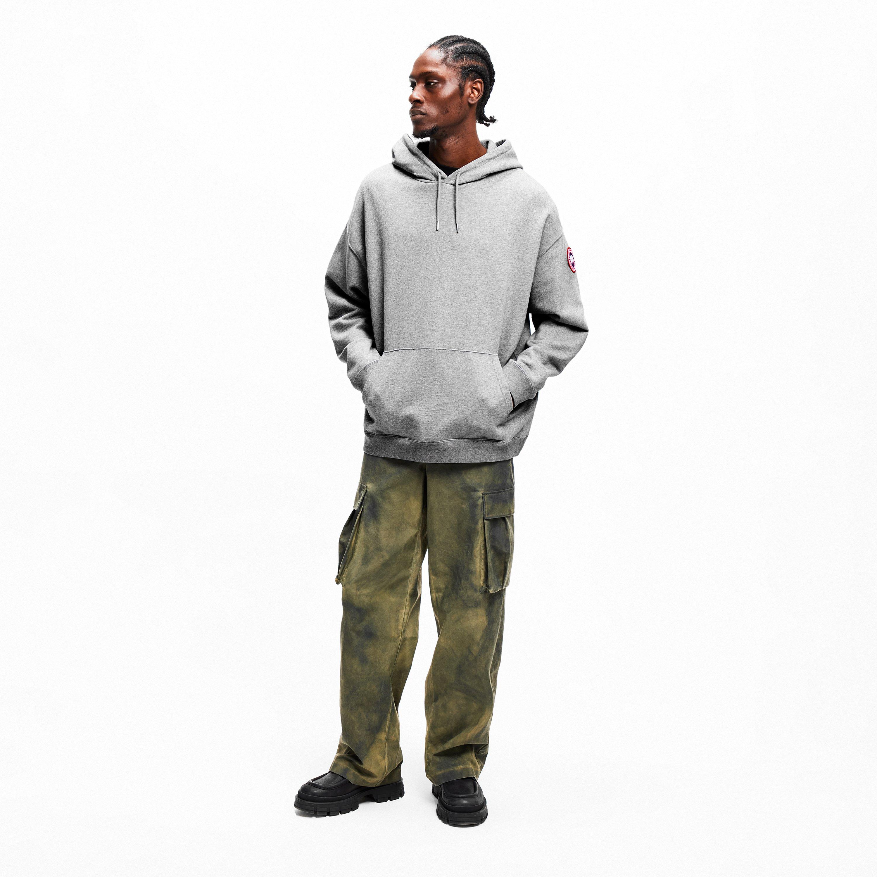 Stone Heather - Canada Goose - Mens Rove Hoodie - 5