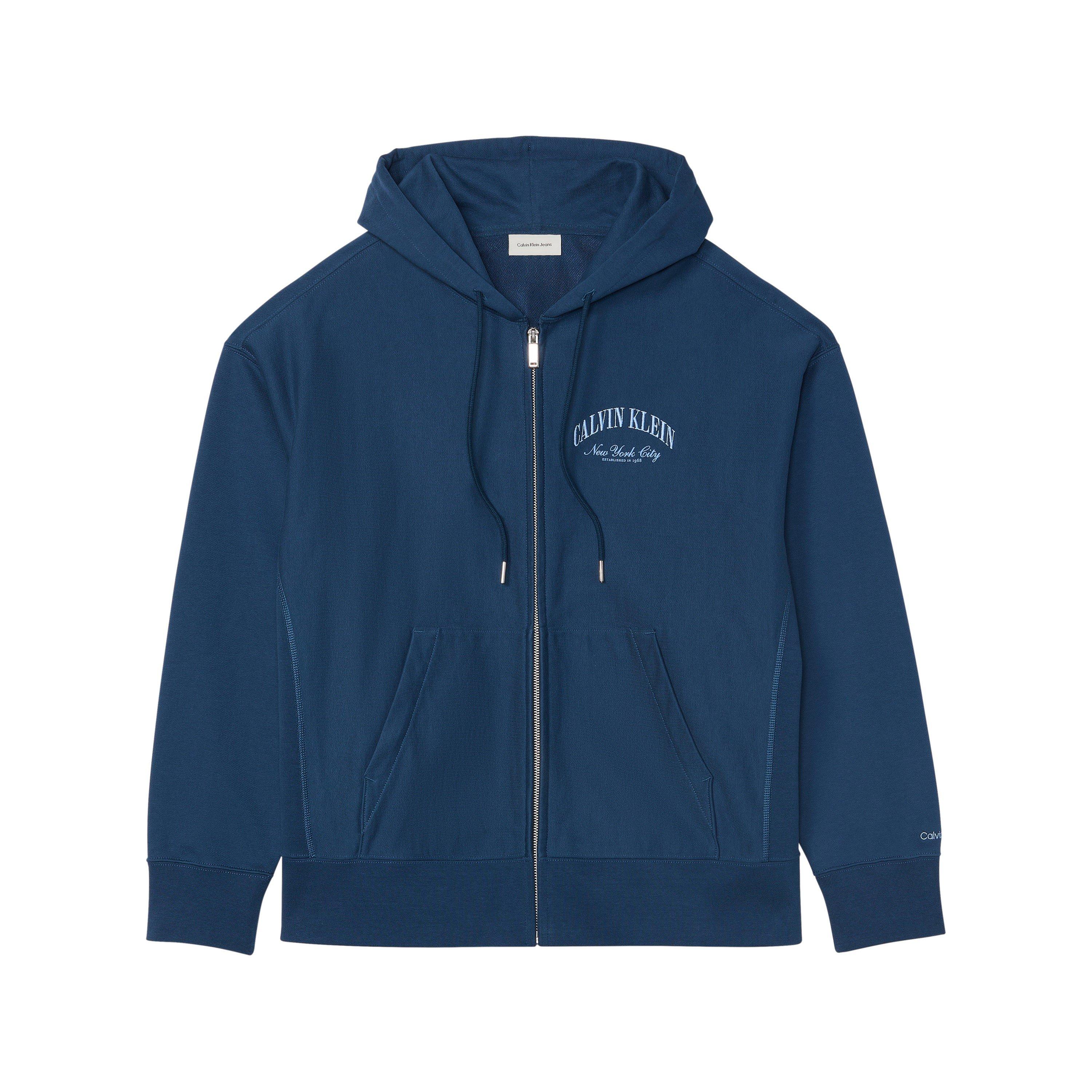 Calvin Klein Jeans Men's Overhead Hoodie - Dark Denim - L