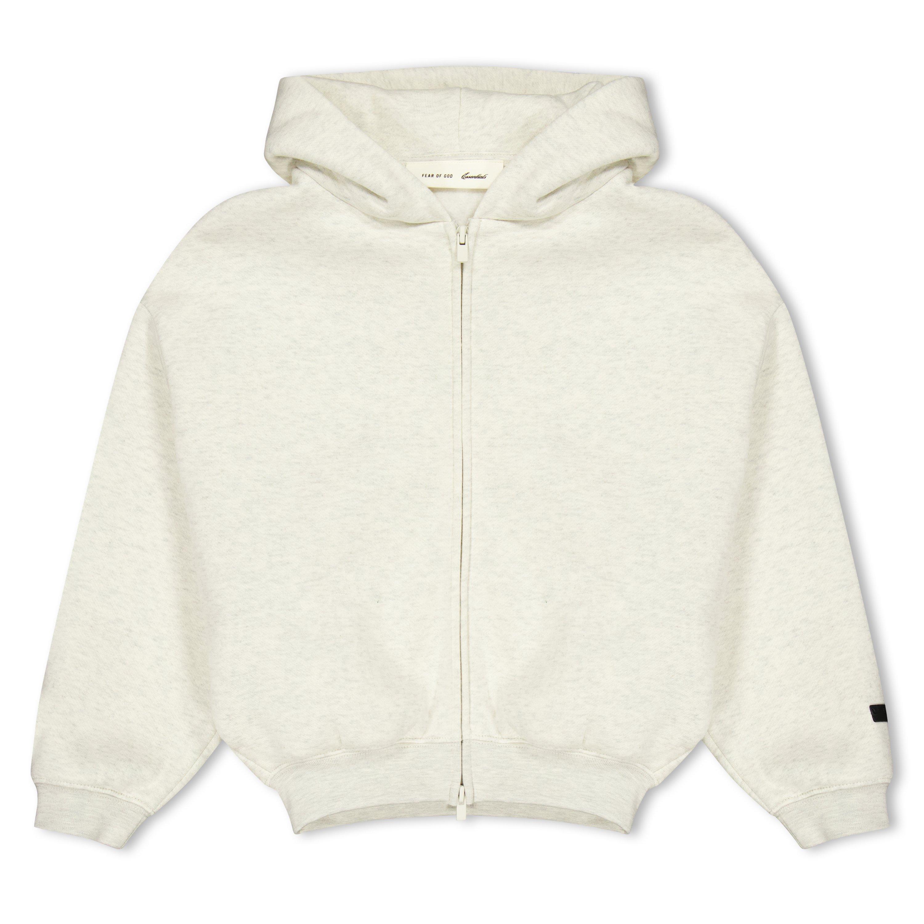 Oatmeal Heather - Fear Of God Essentials - Unisex Kids' Zip Hoodie - 2