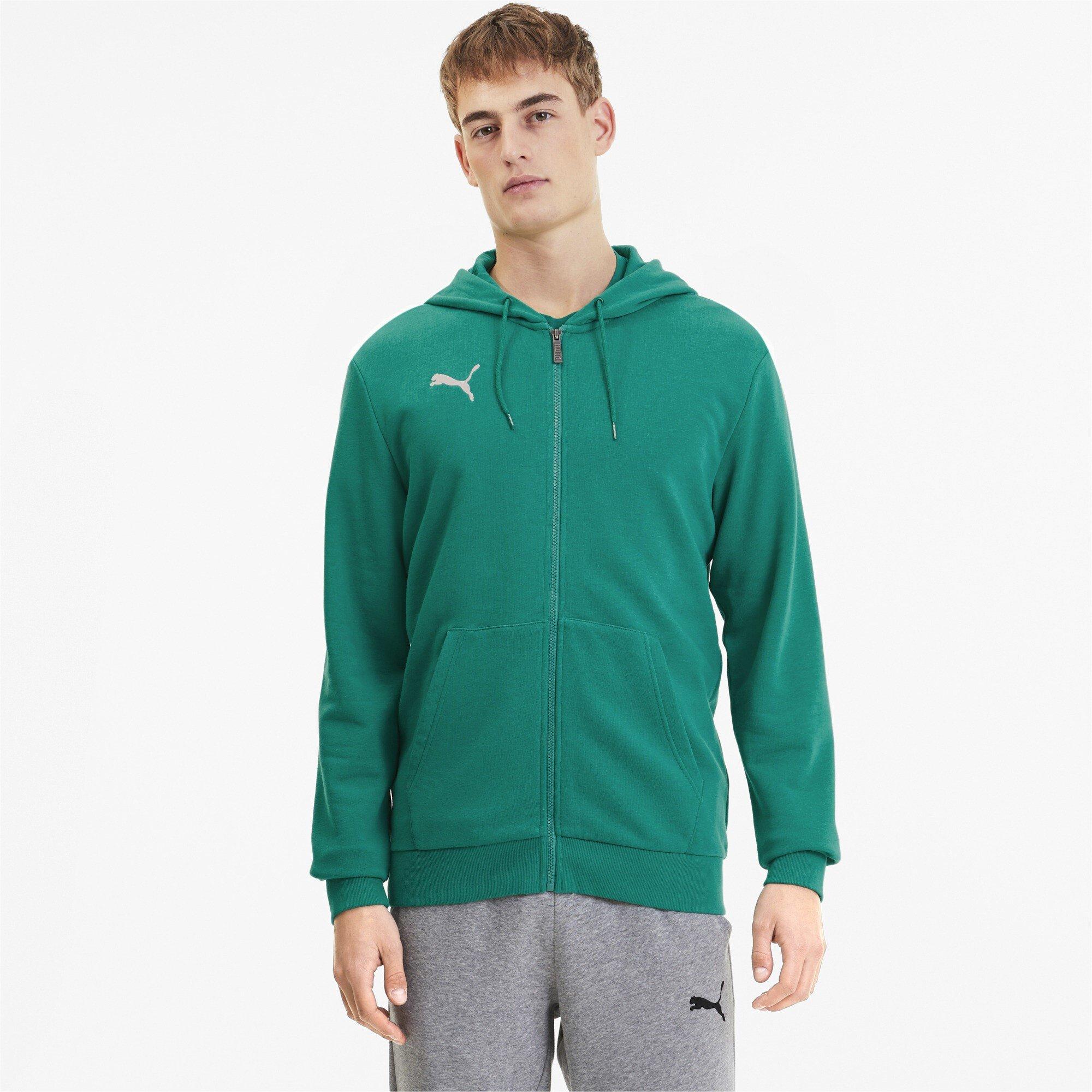 Pepper Green - Puma - Men's Teamgoal 23 Casuals Zip Hoodie - 3