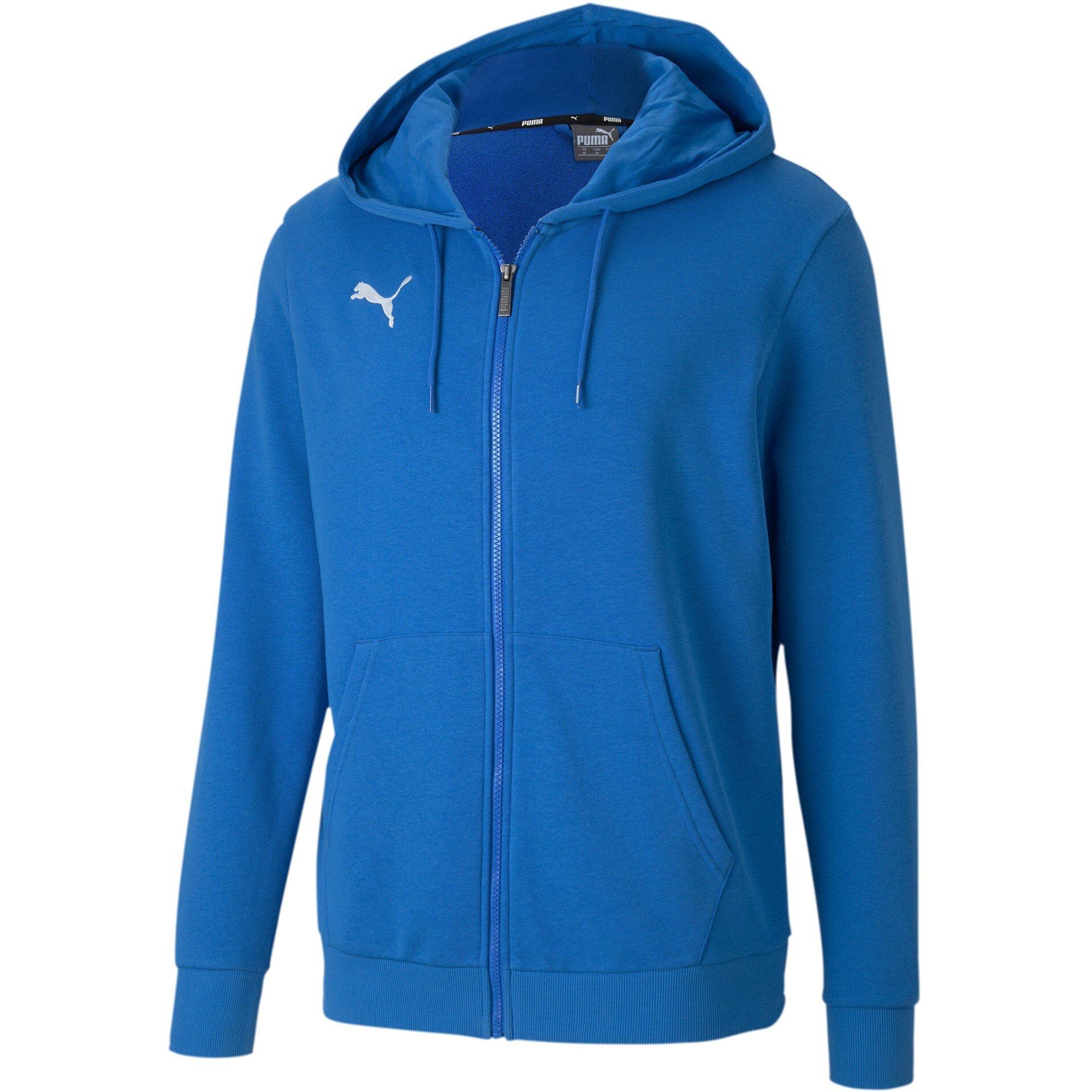 Elec/Blu/Lem - Puma - Men's Teamgoal 23 Casuals Zip Hoodie - 1