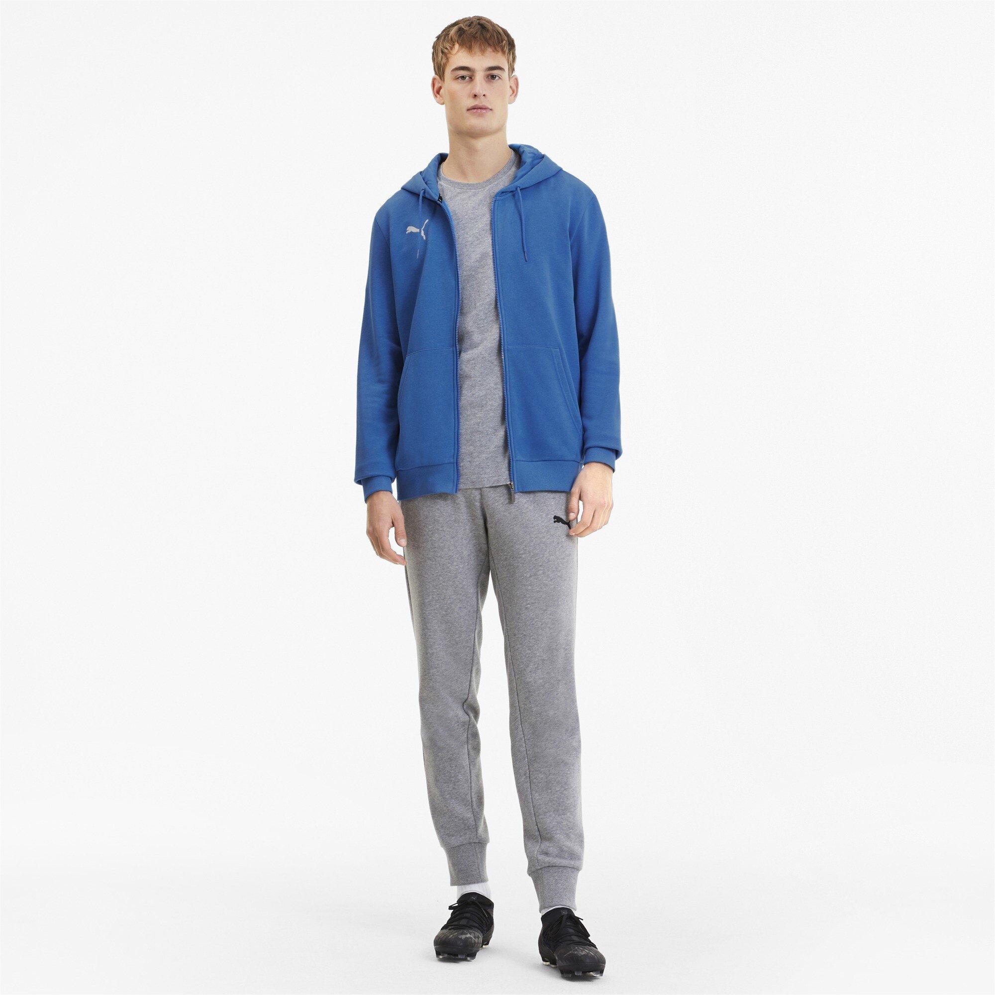 Elec/Blu/Lem - Puma - Men's Teamgoal 23 Casuals Zip Hoodie - 5