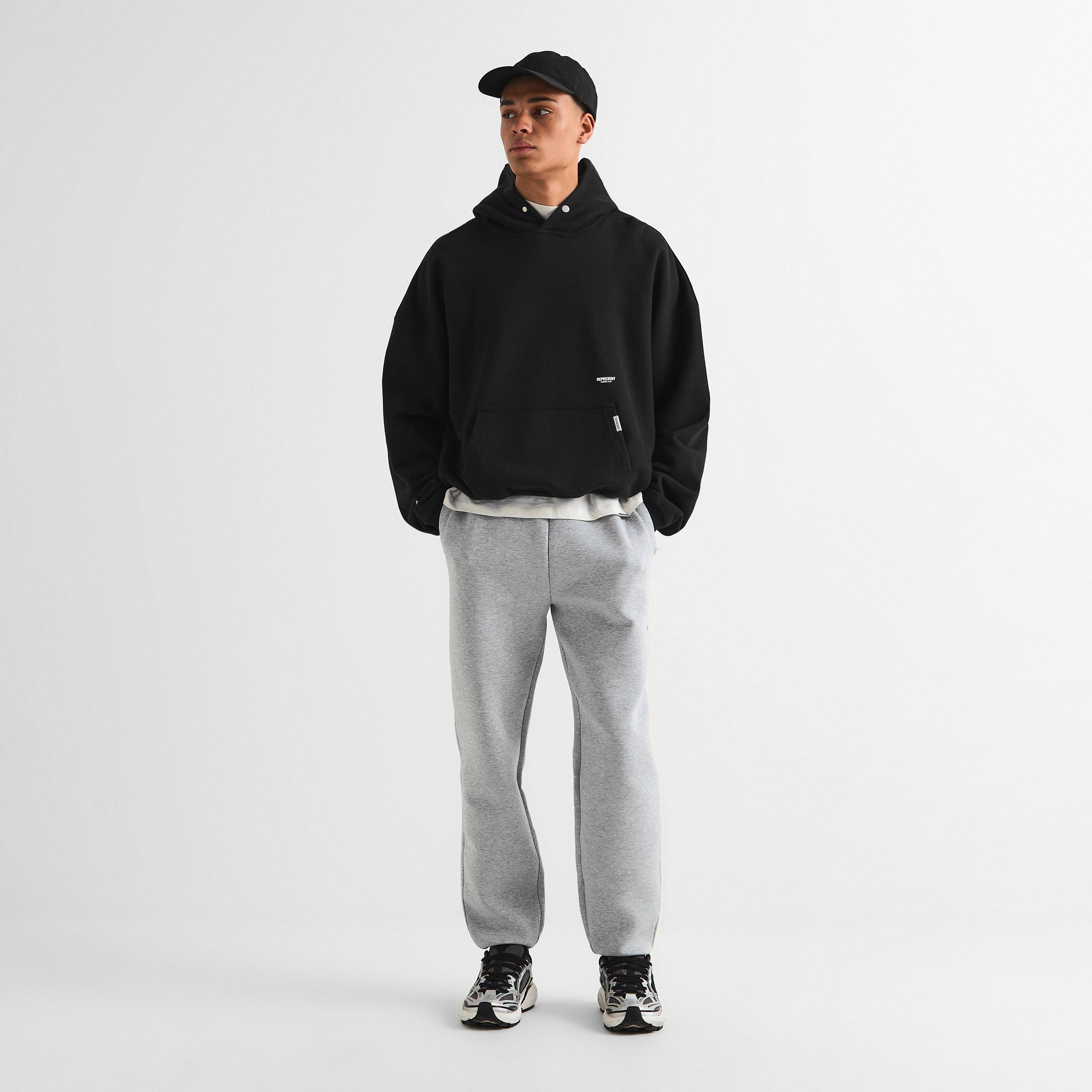 Jet Black - Represent - Men's Overhead Hoodie - 6