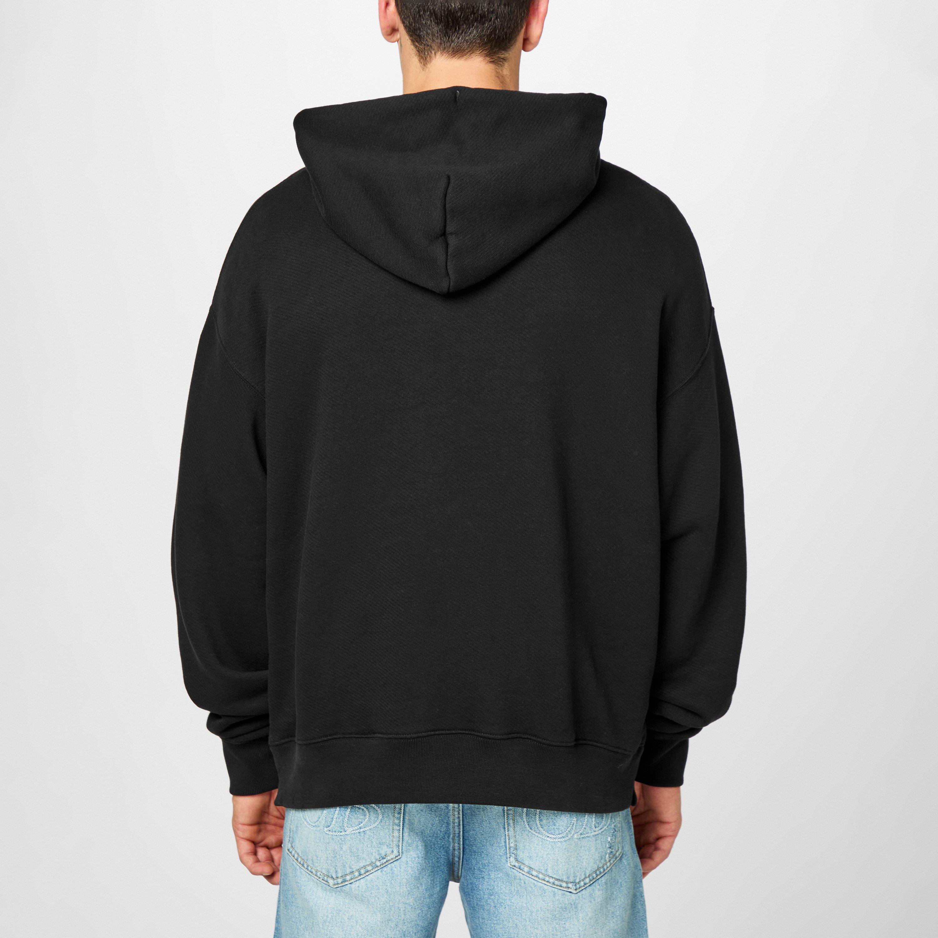 Black/White - Off White - Men's College Skate Hoodie - 3