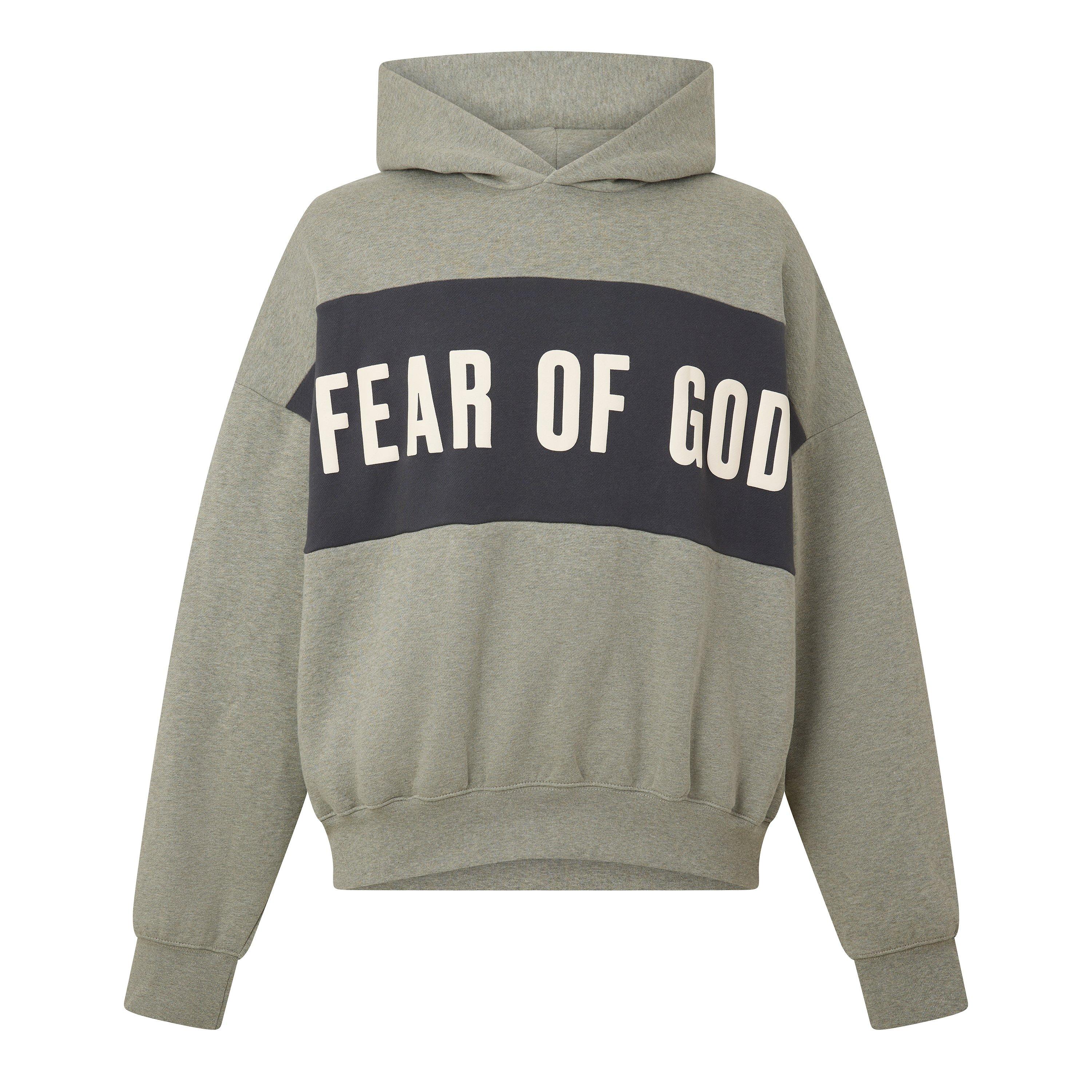 Seal Heather - Fear Of God Essentials - Men's Overhead Hoodie - 1