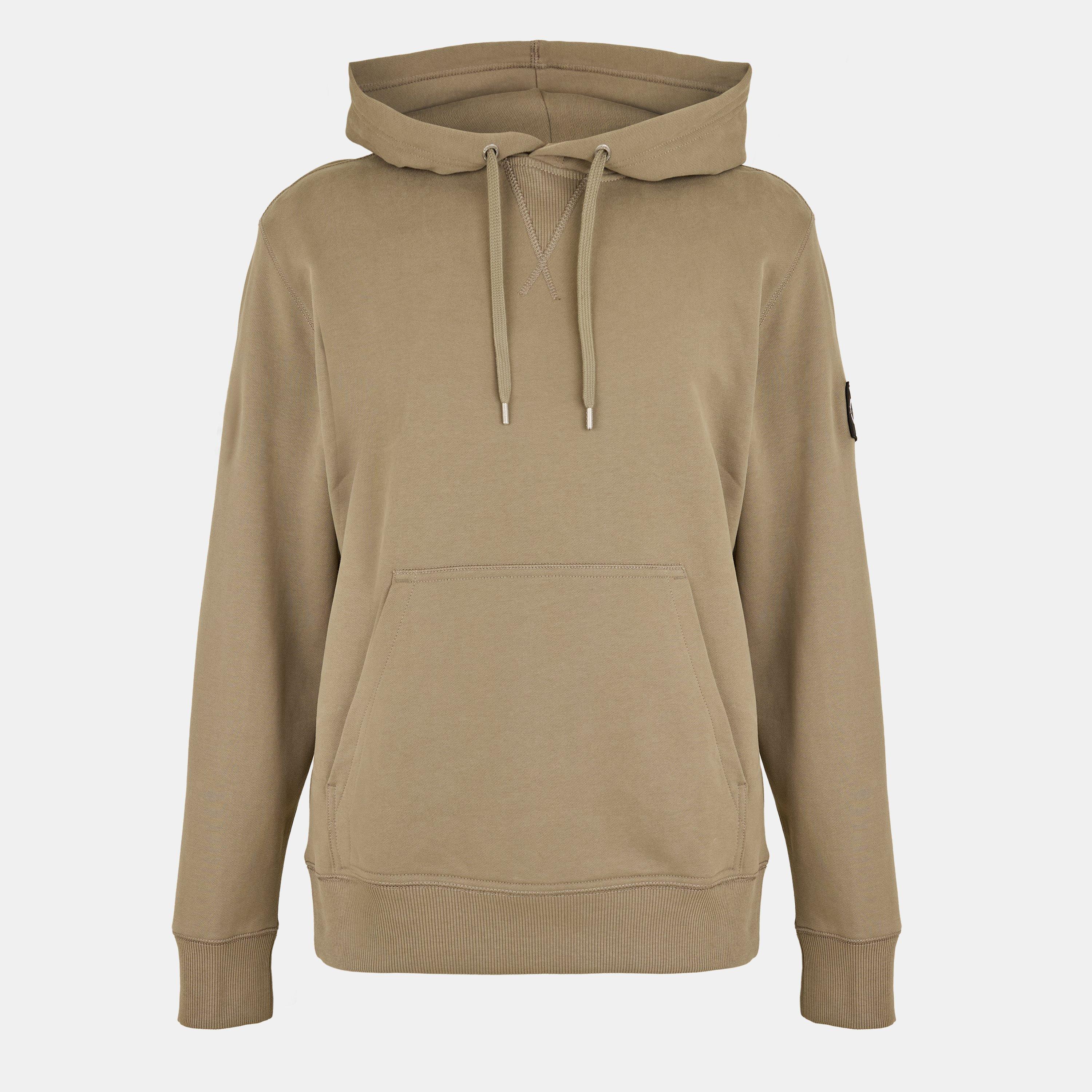 Calvin Klein Jeans Men's Monogram Badge Hoodie - Brindle - 2XL