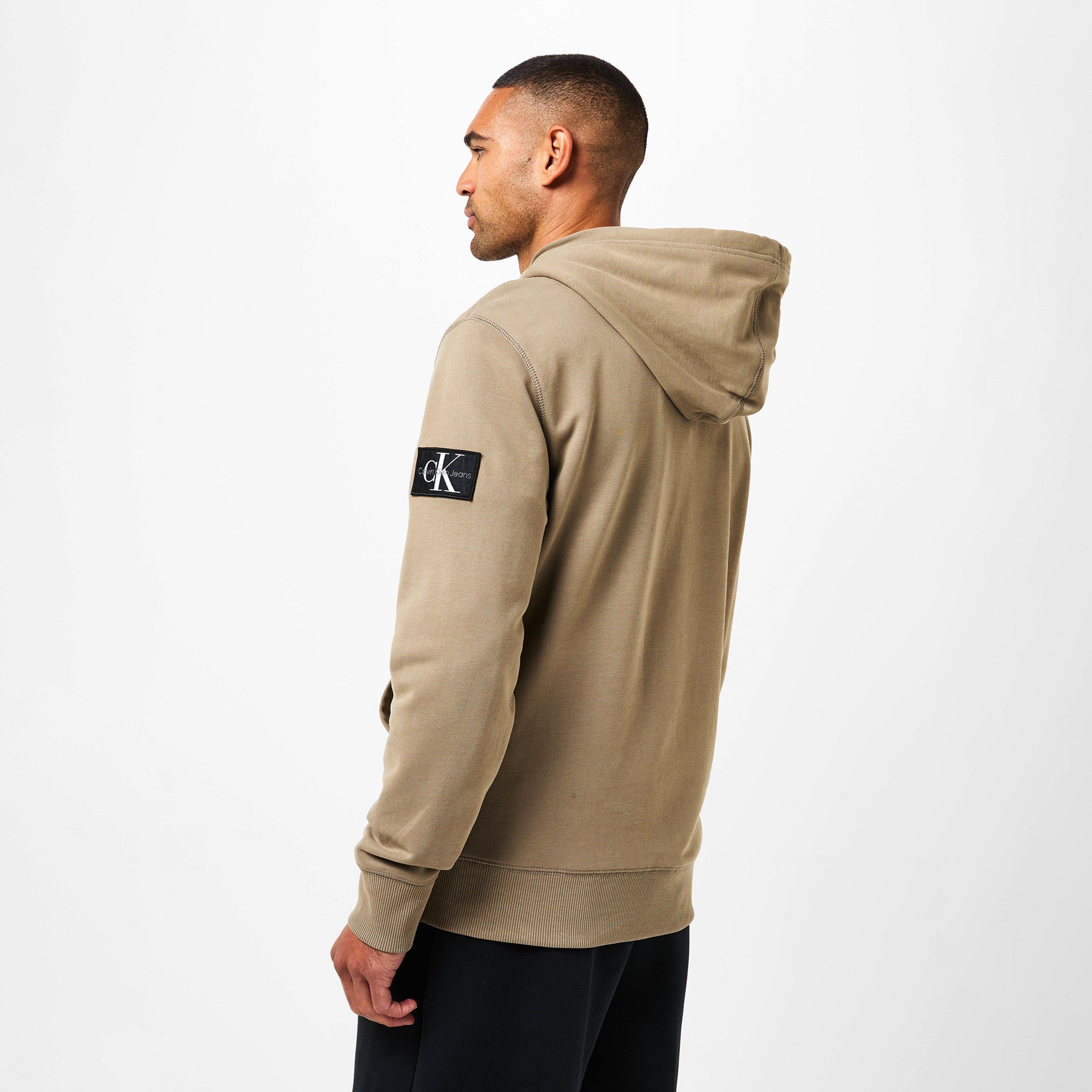 Brindle - Calvin Klein Jeans - Monogram Badge Hoodie - 4