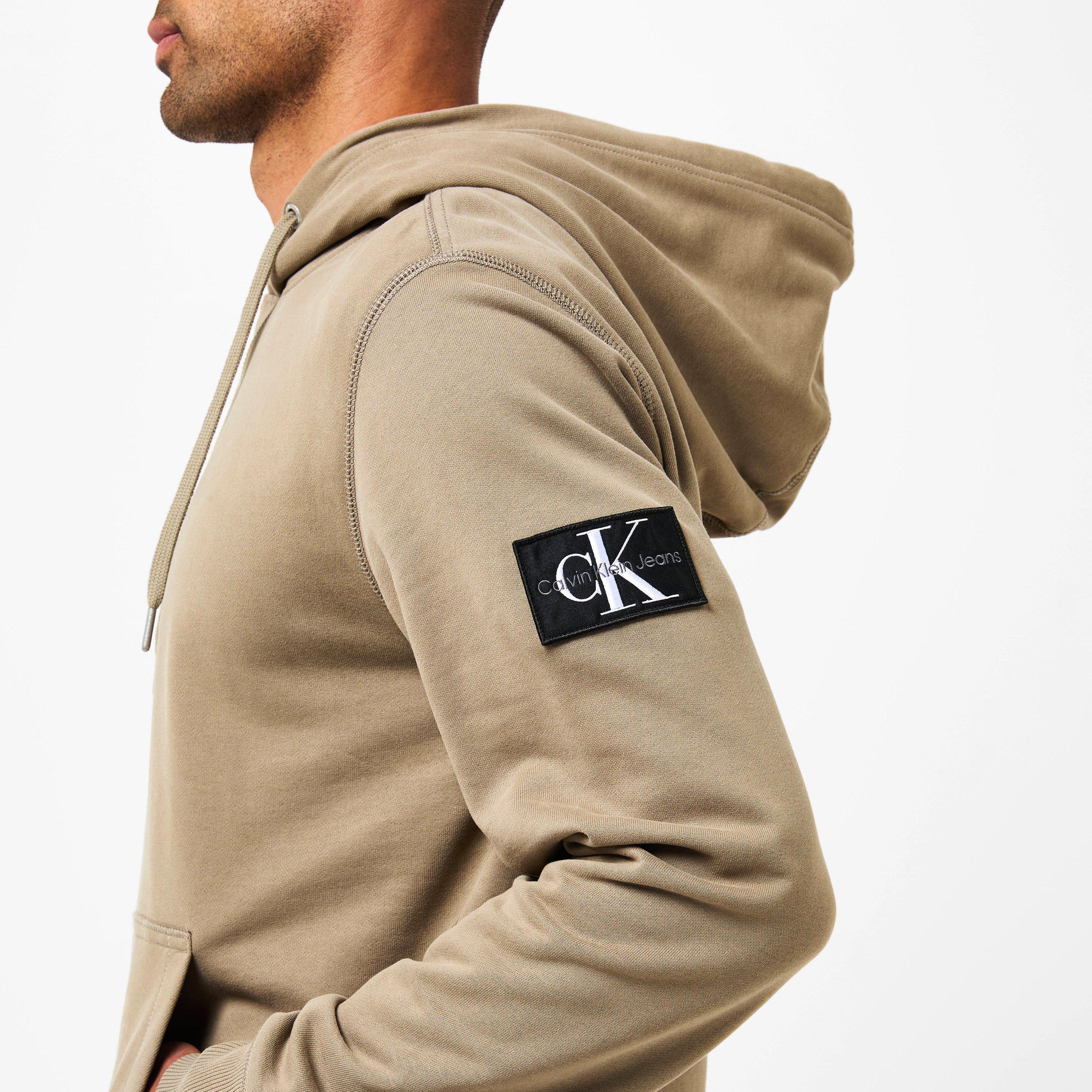 Brindle - Calvin Klein Jeans - Monogram Badge Hoodie - 5