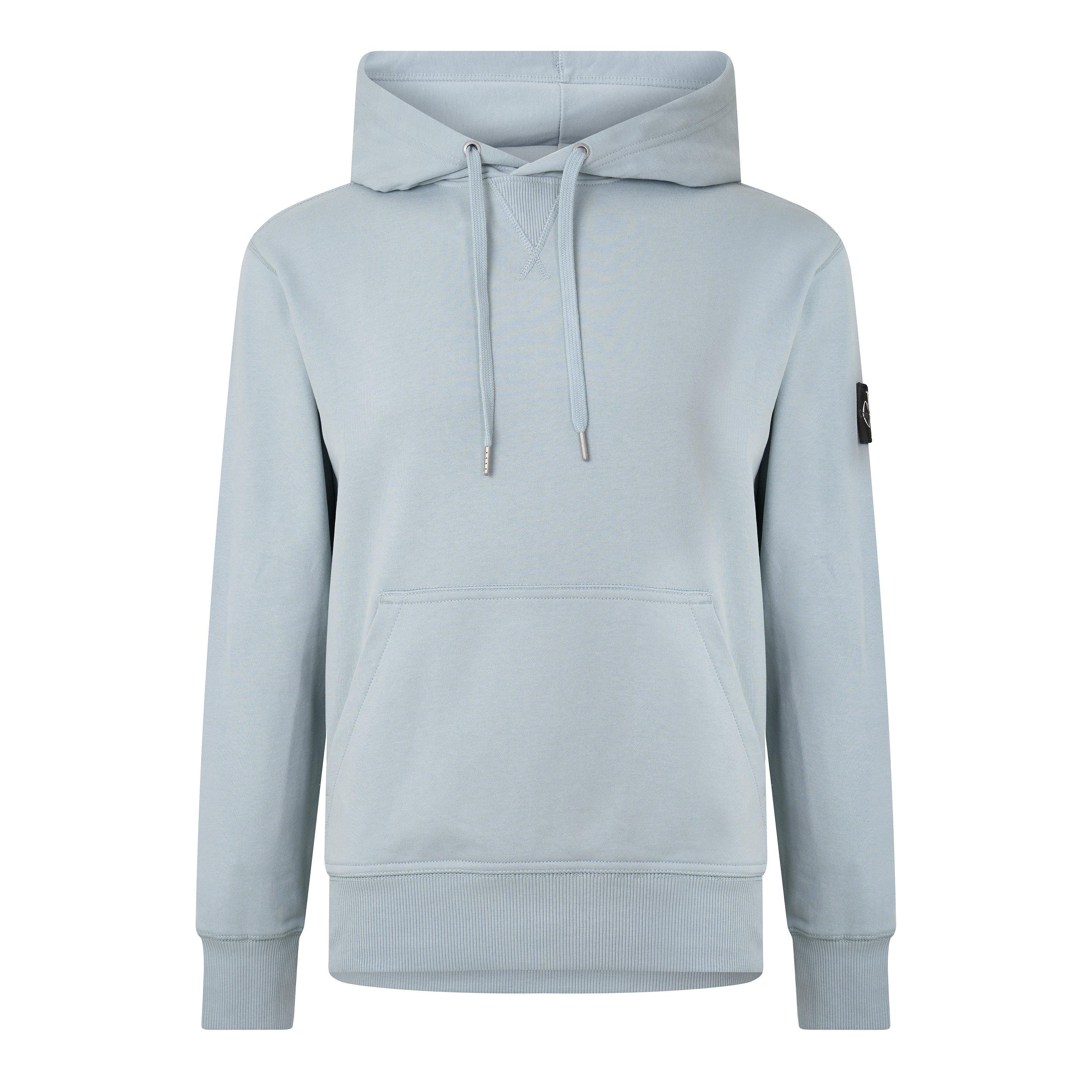 Calvin Klein Jeans Men's Monogram Badge Hoodie - Overcast Grey - XL