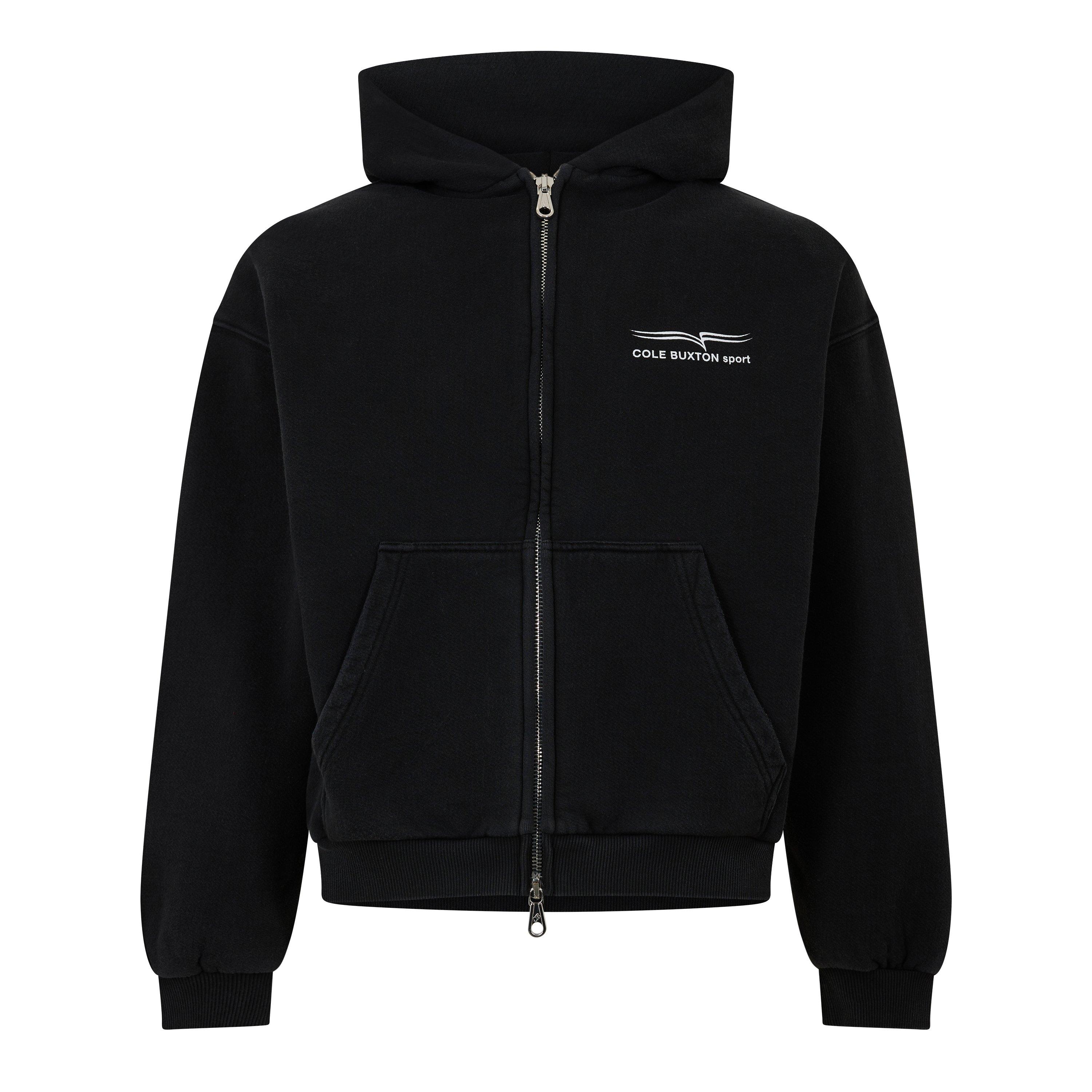 Vintage Black - Cole Buxton - Men's Zip Hoodie - 1