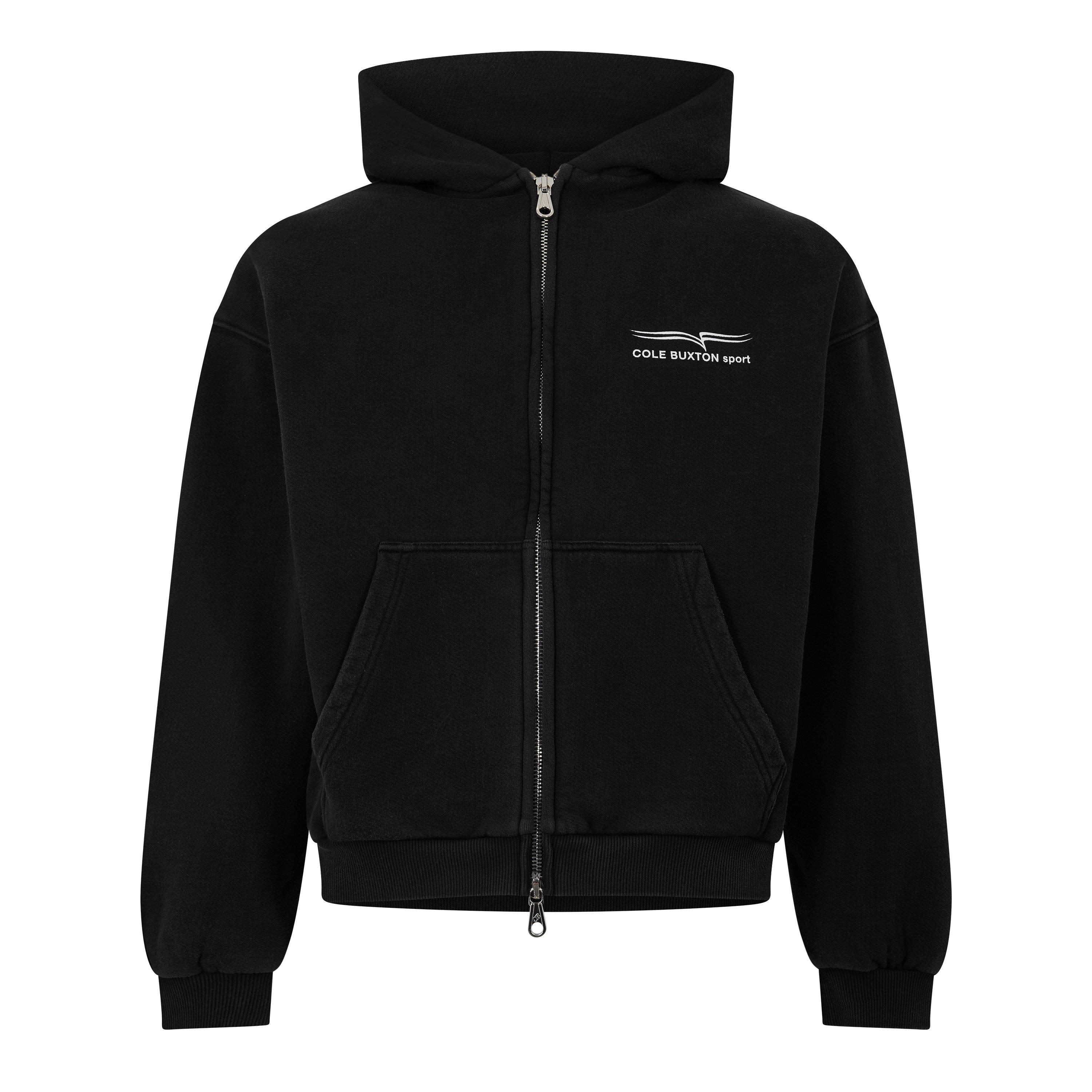 Vintage Black - Cole Buxton - Men's Zip Hoodie - 1
