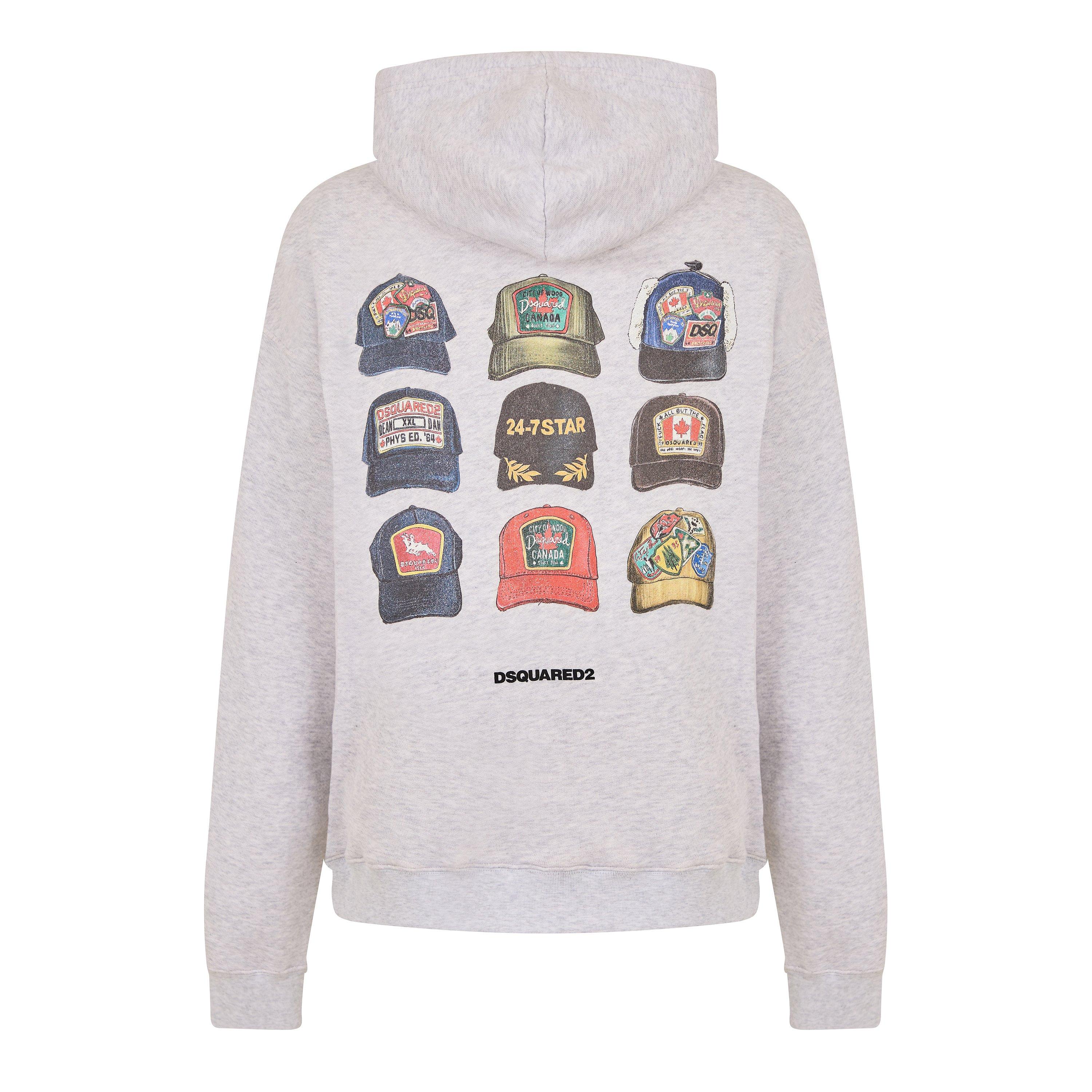 Grey Melange - DSquared2 - Men's Zip Hoodie - 2