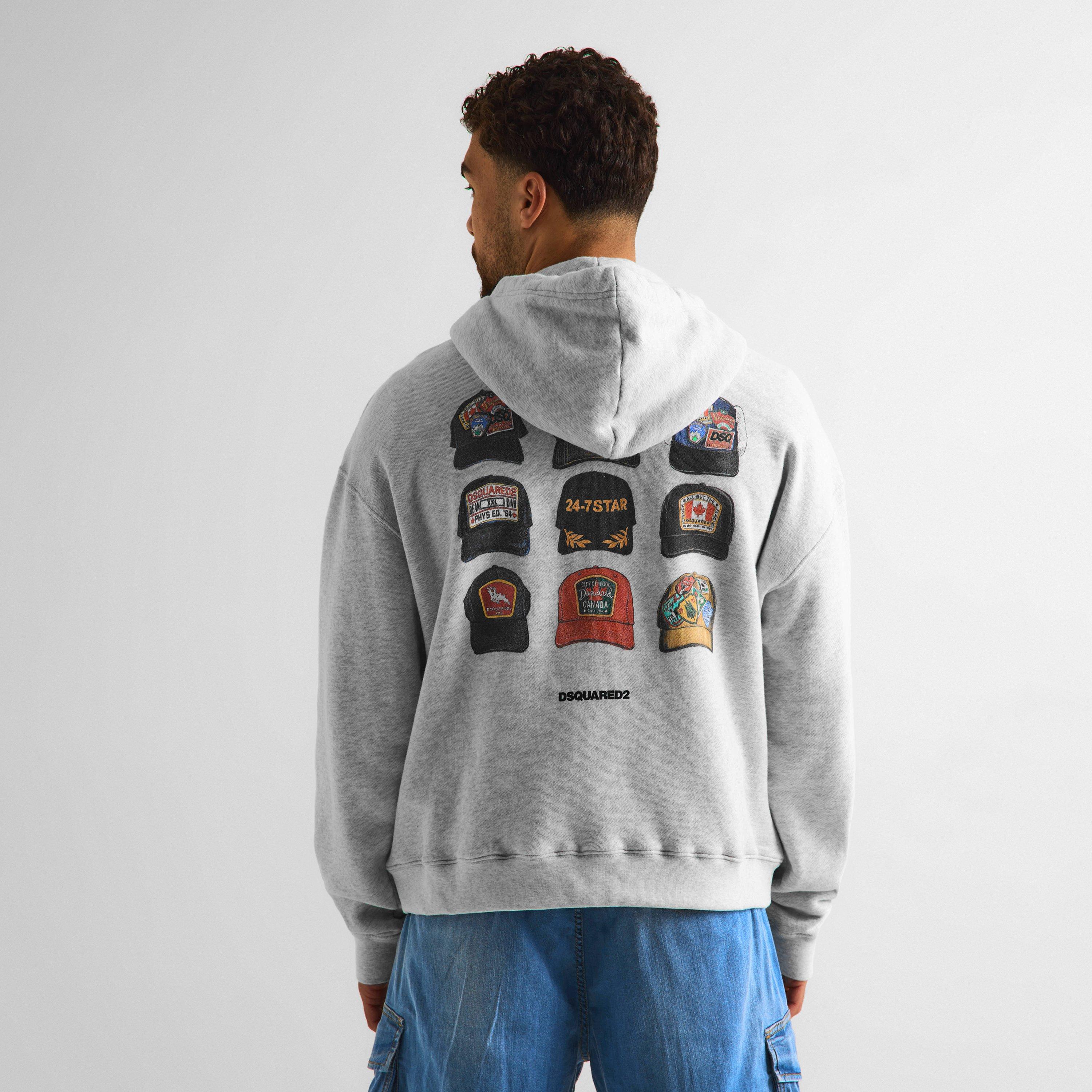 Grey Melange - DSquared2 - Men's Zip Hoodie - 4