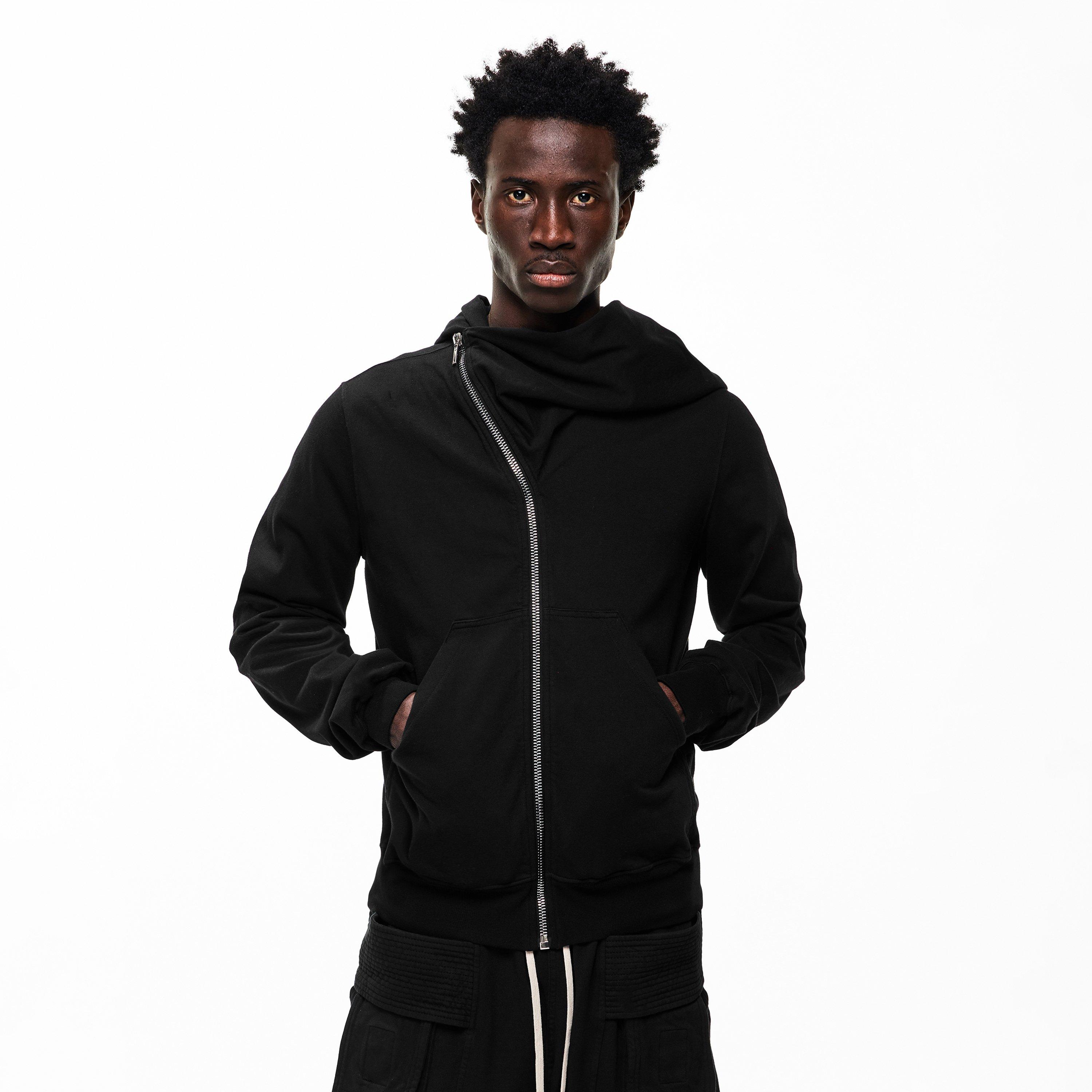 Black - Rick Owens Drkshdw - Men's Mountain Zip Hoodie - 3