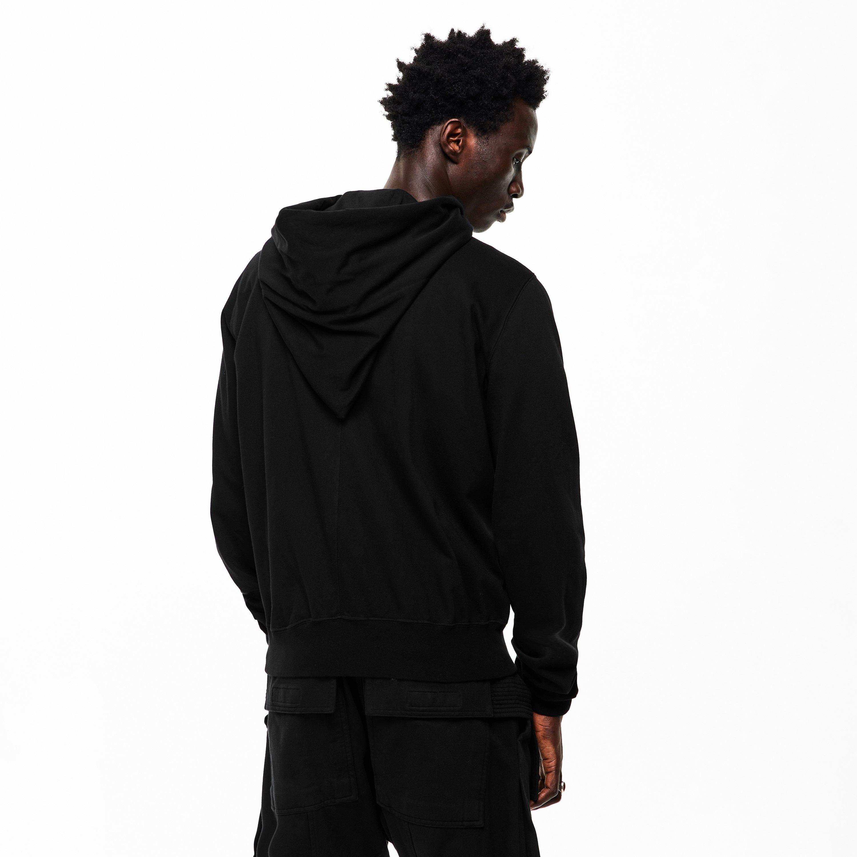 Black - Rick Owens Drkshdw - Men's Mountain Zip Hoodie - 4