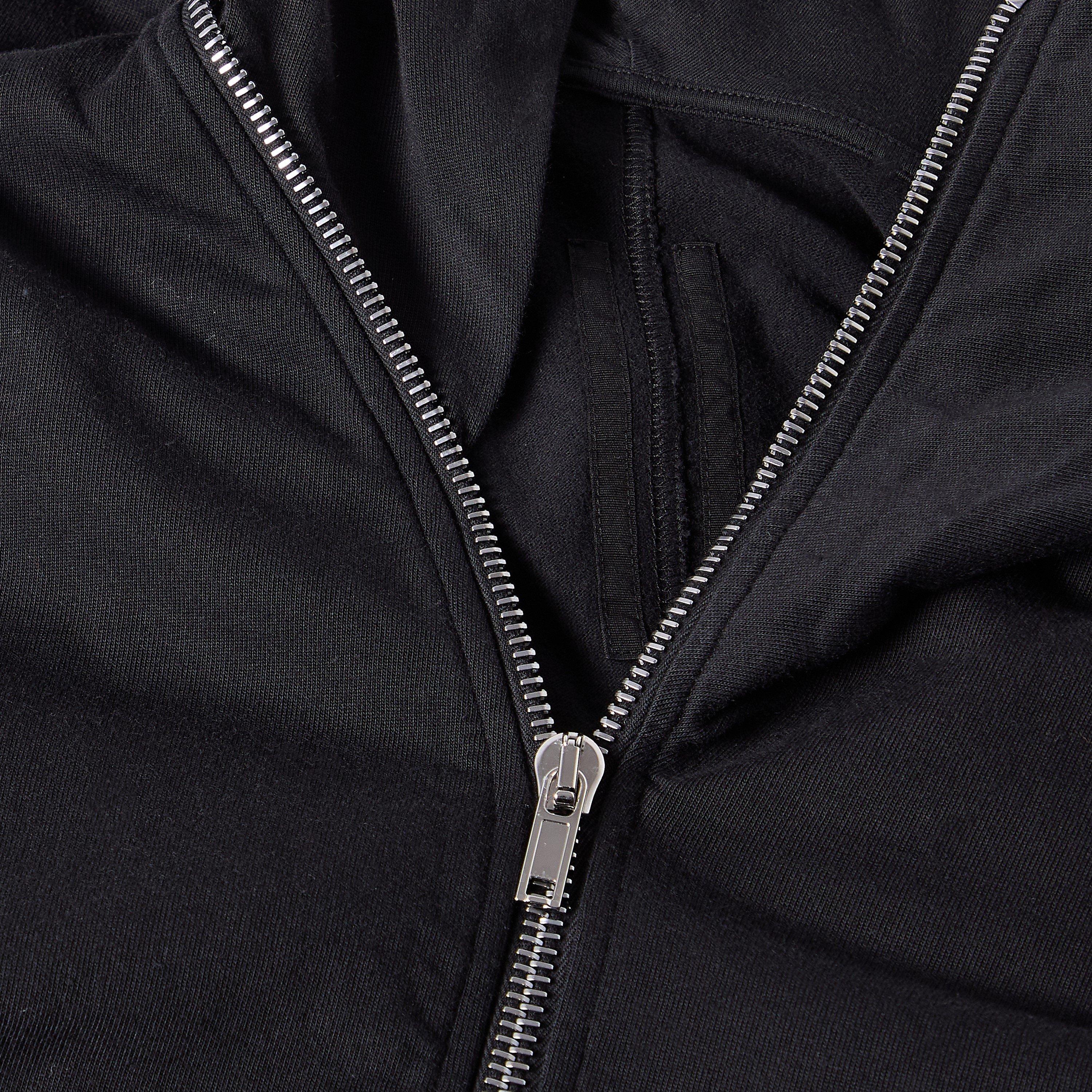 Black - Rick Owens Drkshdw - Men's Mountain Zip Hoodie - 5