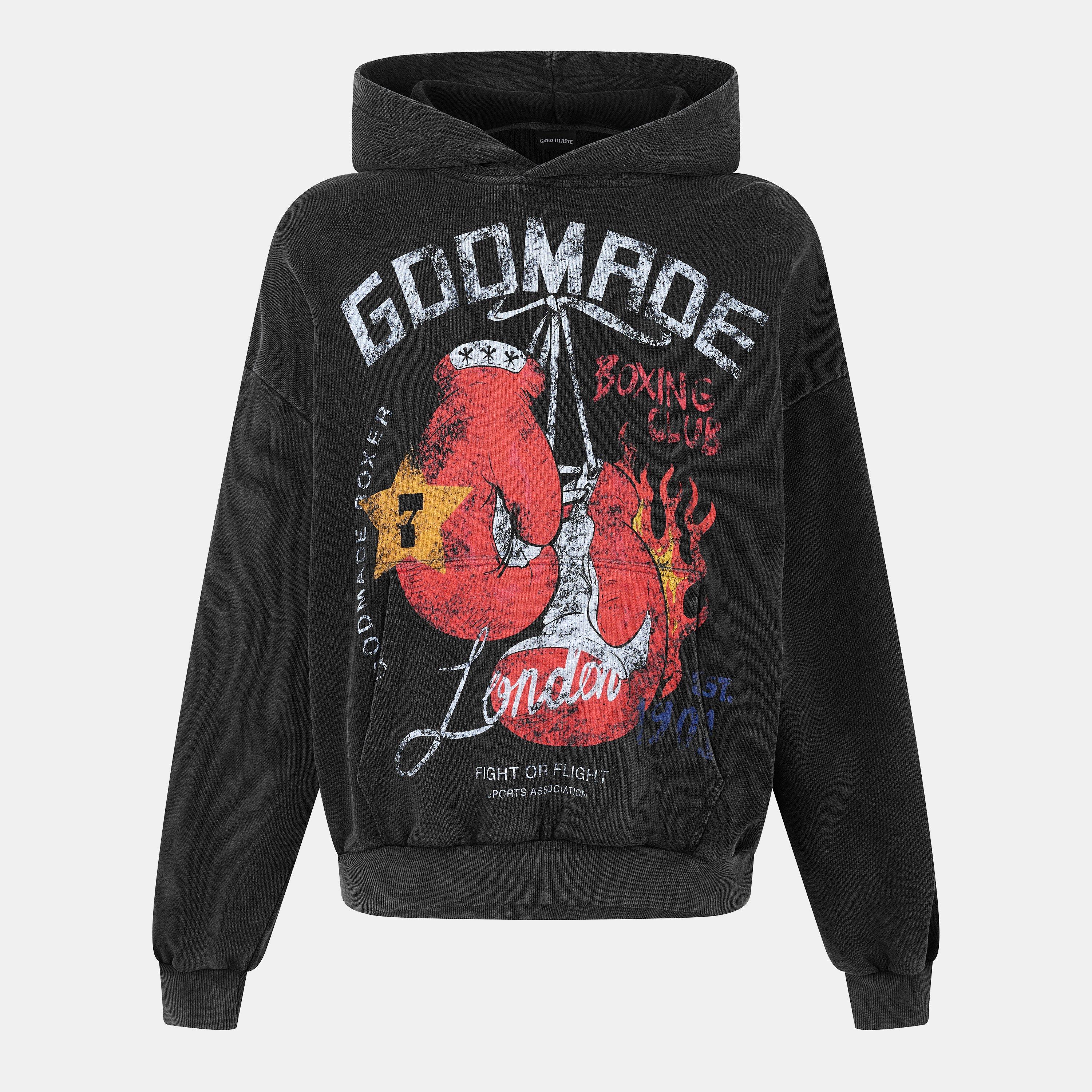 God Made Men's GM Boxing Club Hoodie