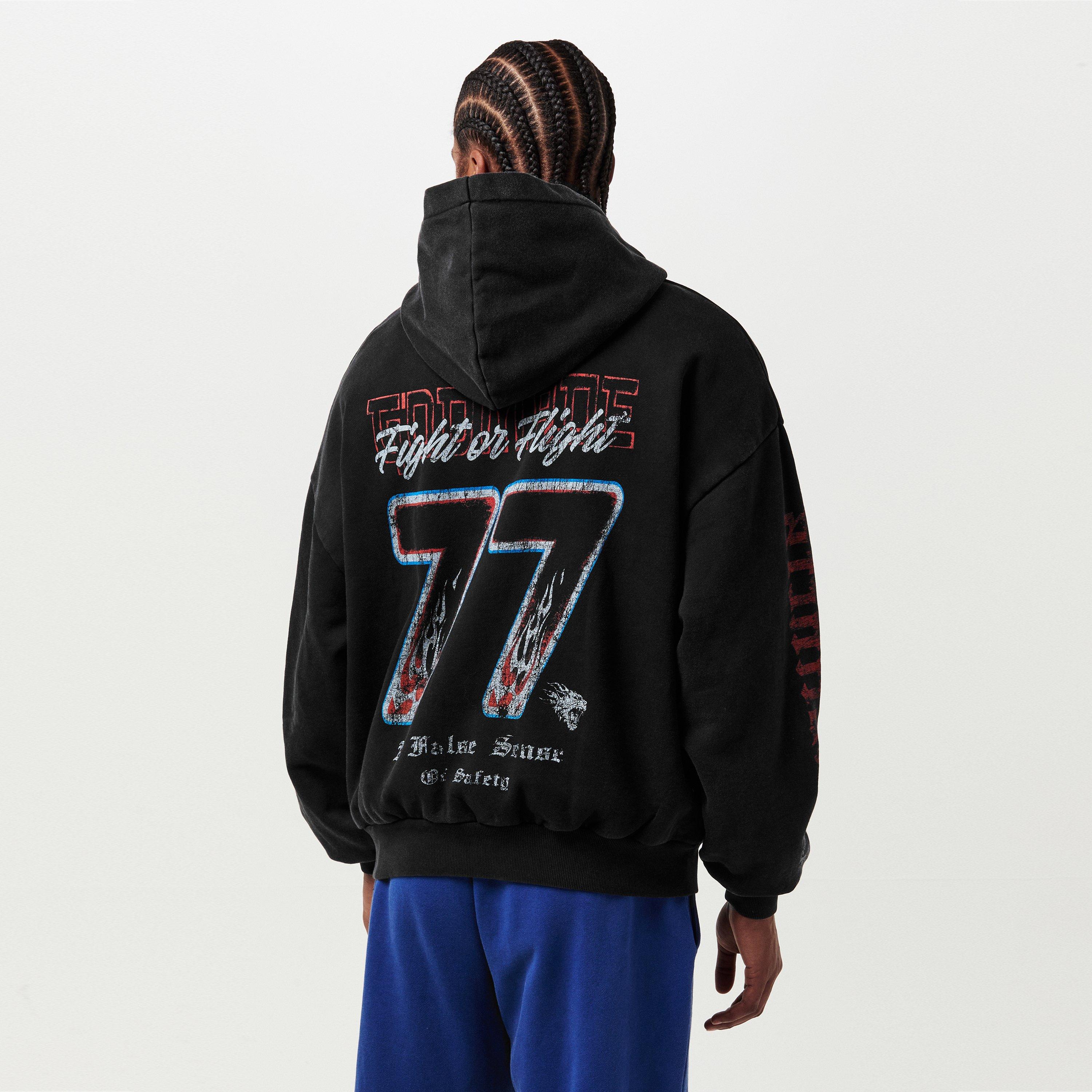 Black - God Made - Men's GM War Hoodie - 4