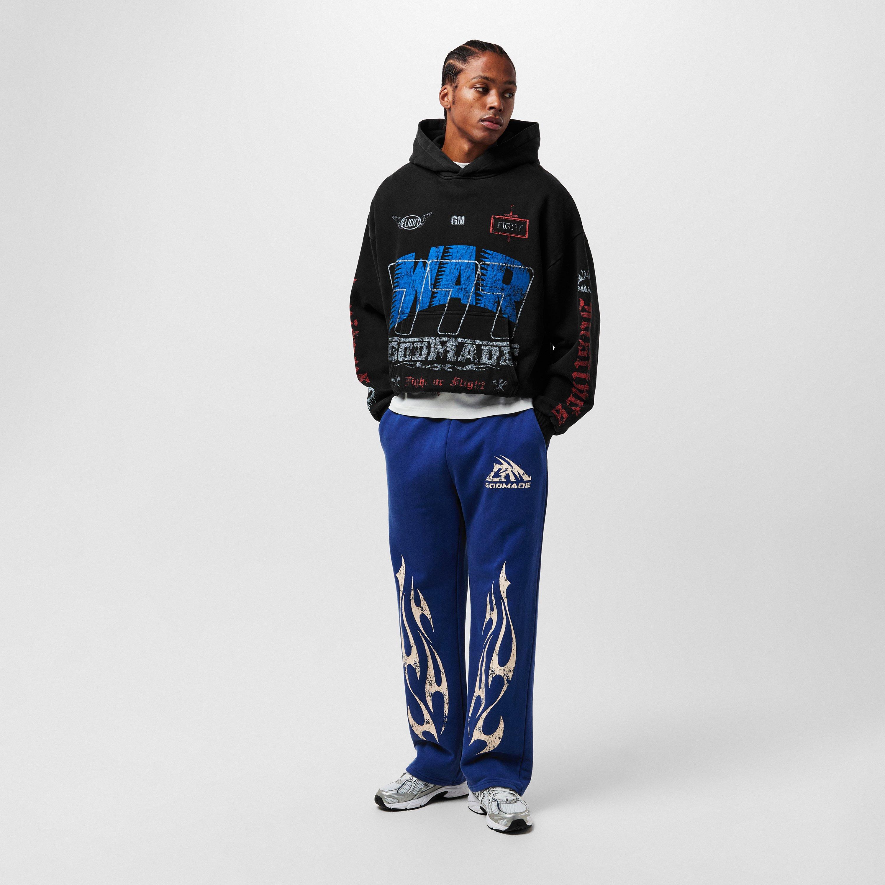 Black - God Made - Men's GM War Hoodie - 6