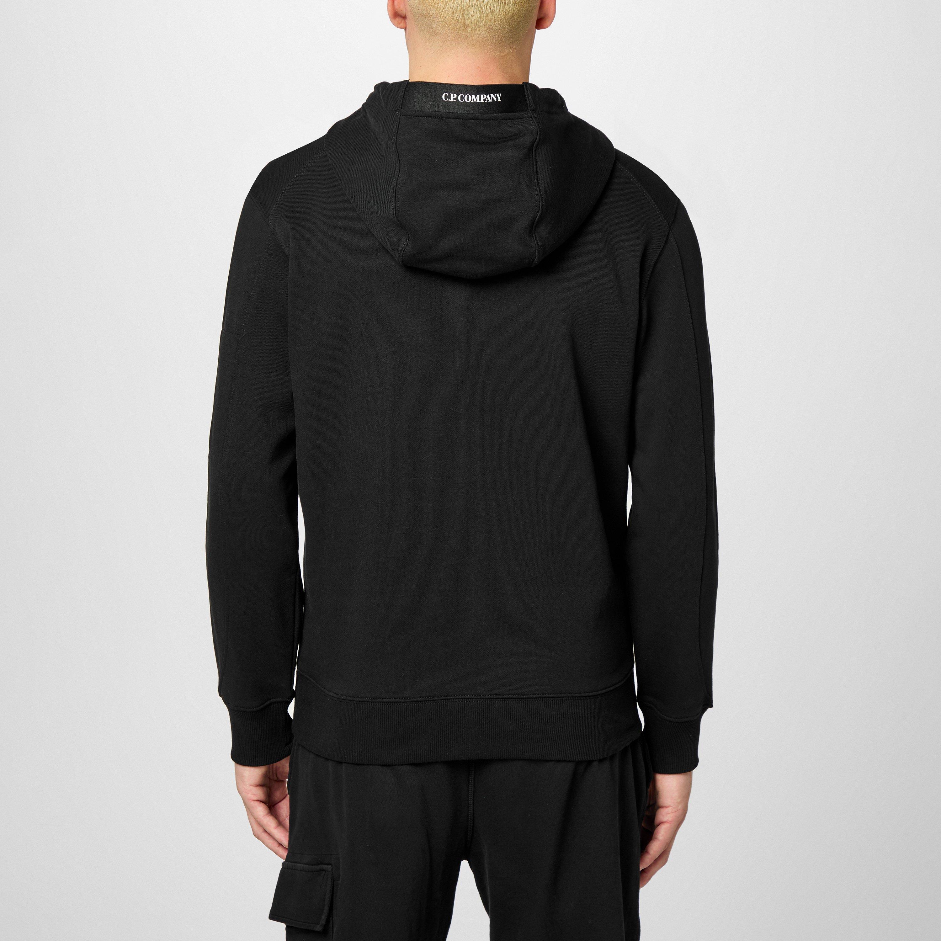 Black 999 - CP Company - Men's Micro Lens Over-the-head Hoodie - 4