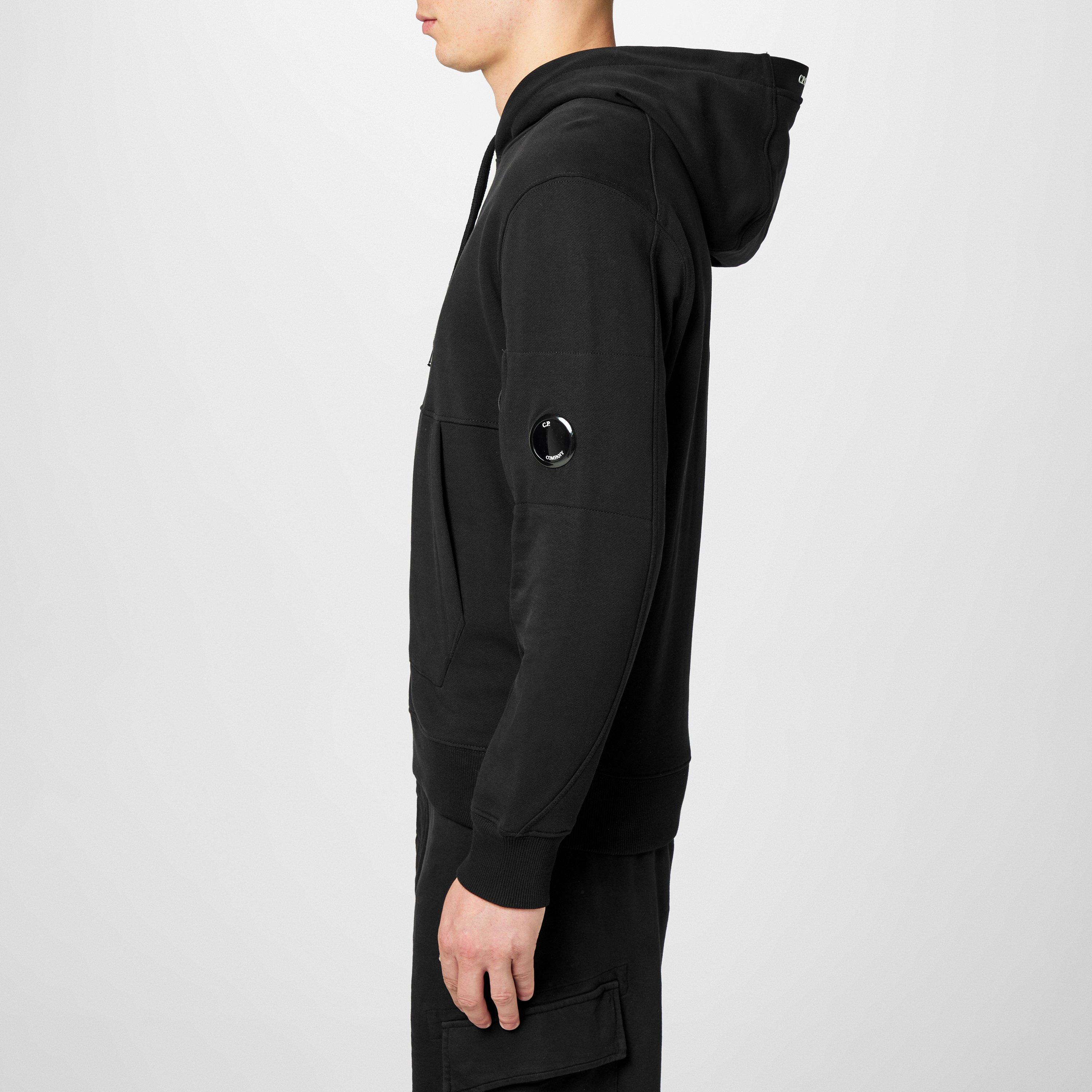 Black 999 - CP Company - Men's Micro Lens Over-the-head Hoodie - 5