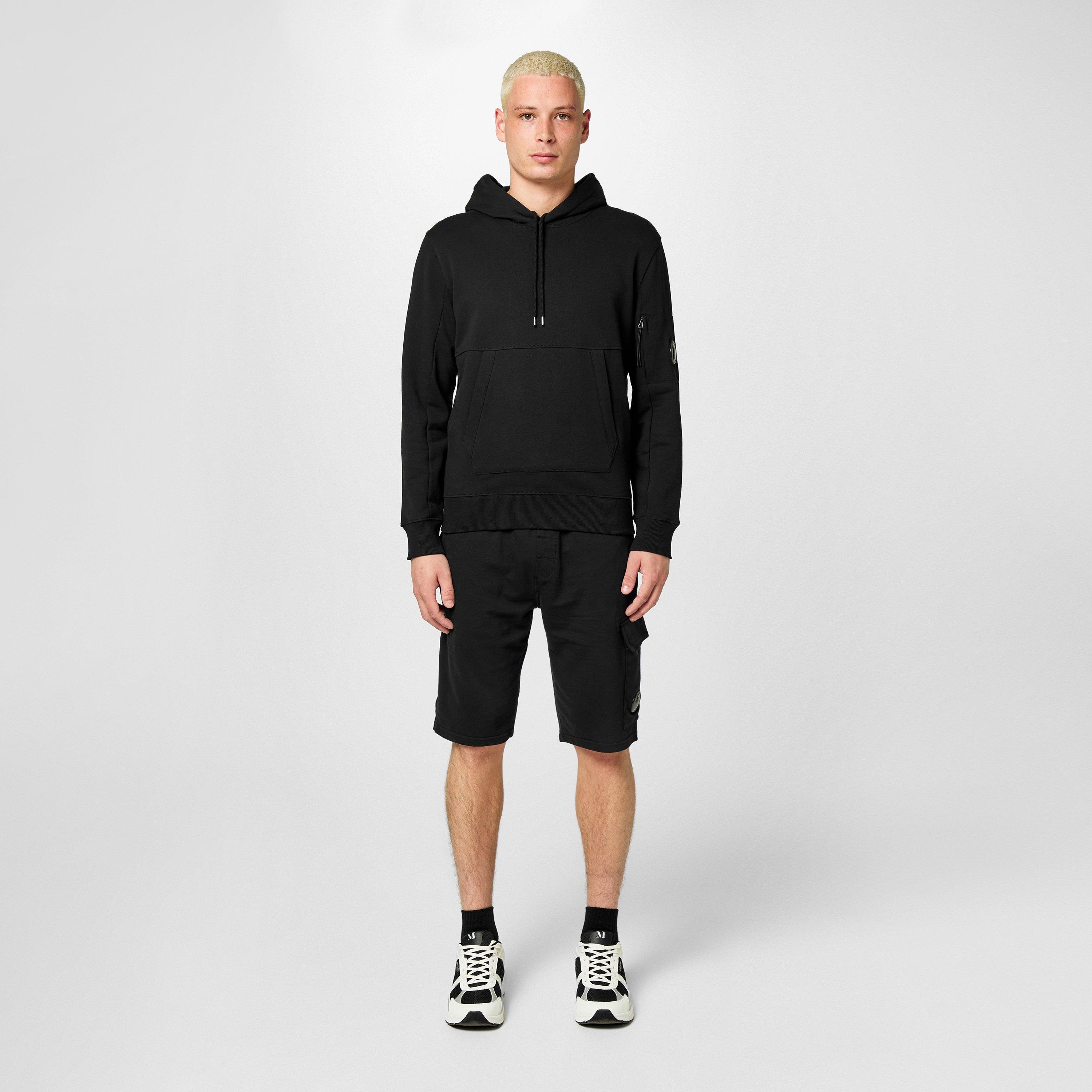 Black 999 - CP Company - Men's Micro Lens Over-the-head Hoodie - 6