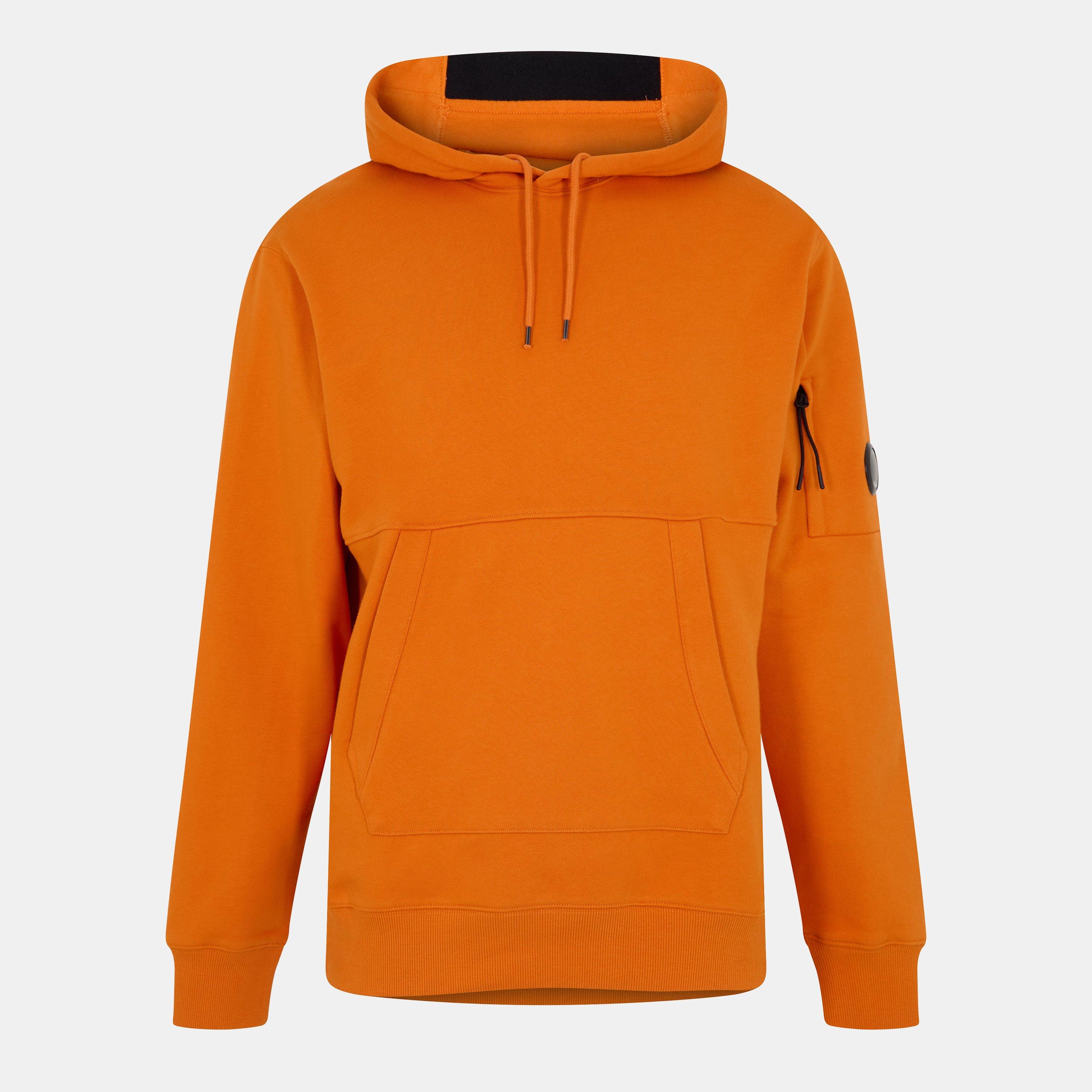 Cp Company Men's Micro Lens Over-The-Head Hoodie - Russ Orange 434 - S (46)