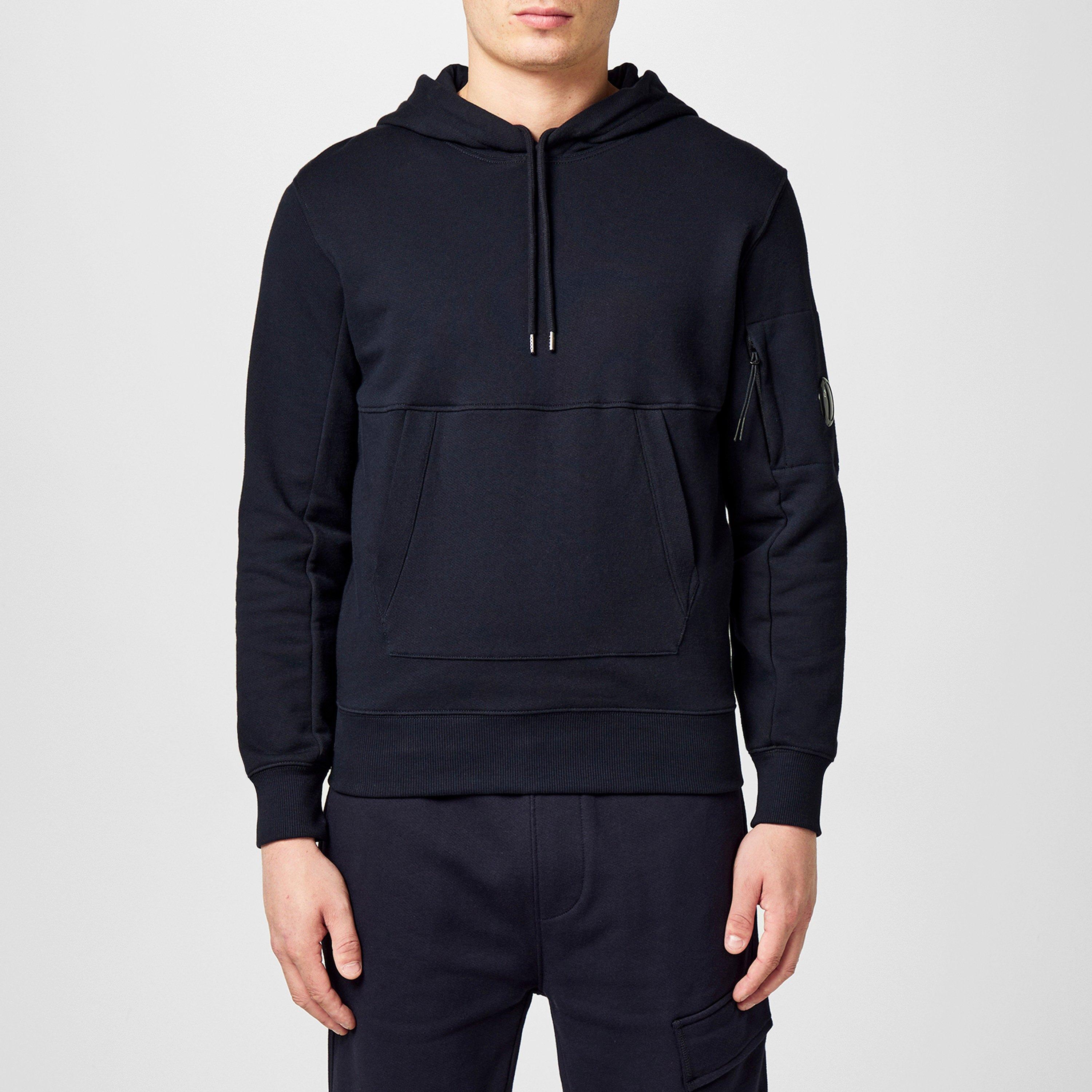 Total Eclip 888 - CP Company - Men's Micro Lens Over-the-head Hoodie - 3