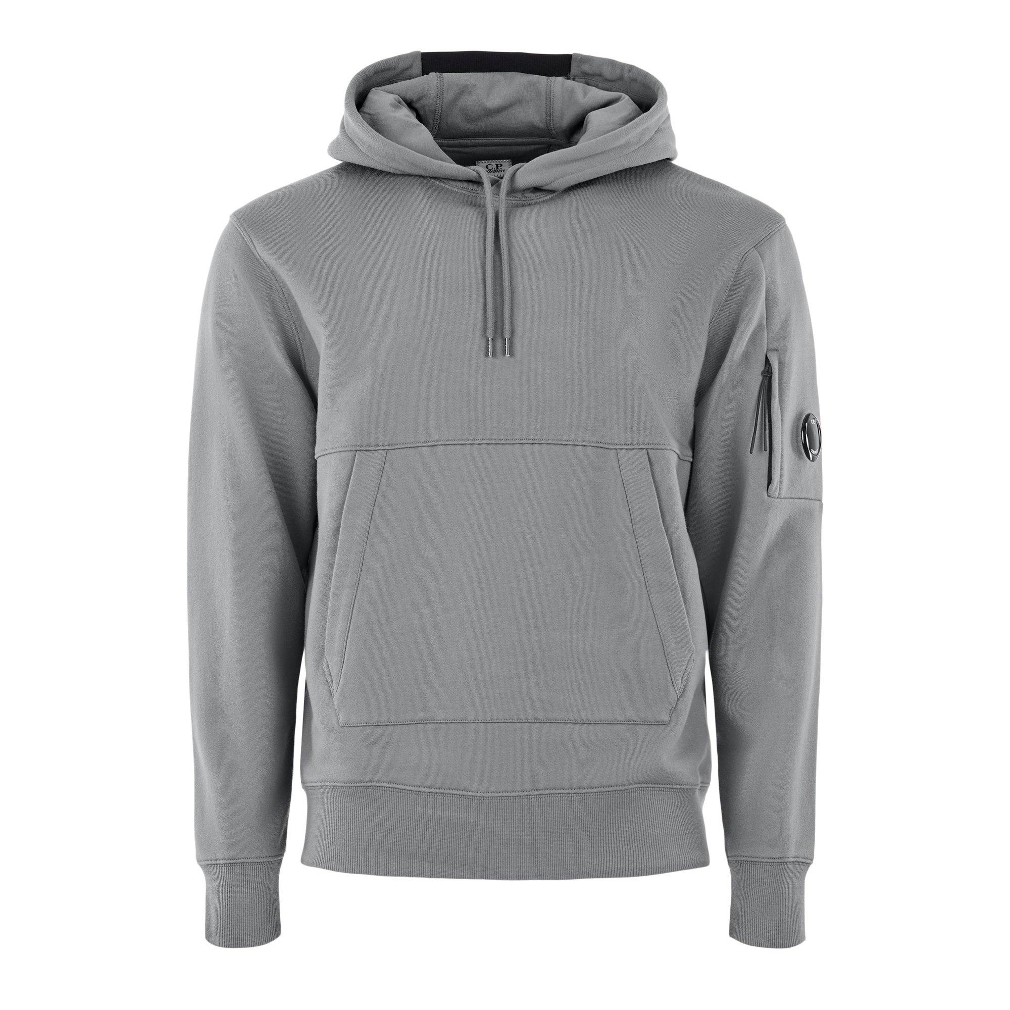 Cp Company Men's Micro Lens Over-The-Head Hoodie - Shadow Grey 937 - XS (44)