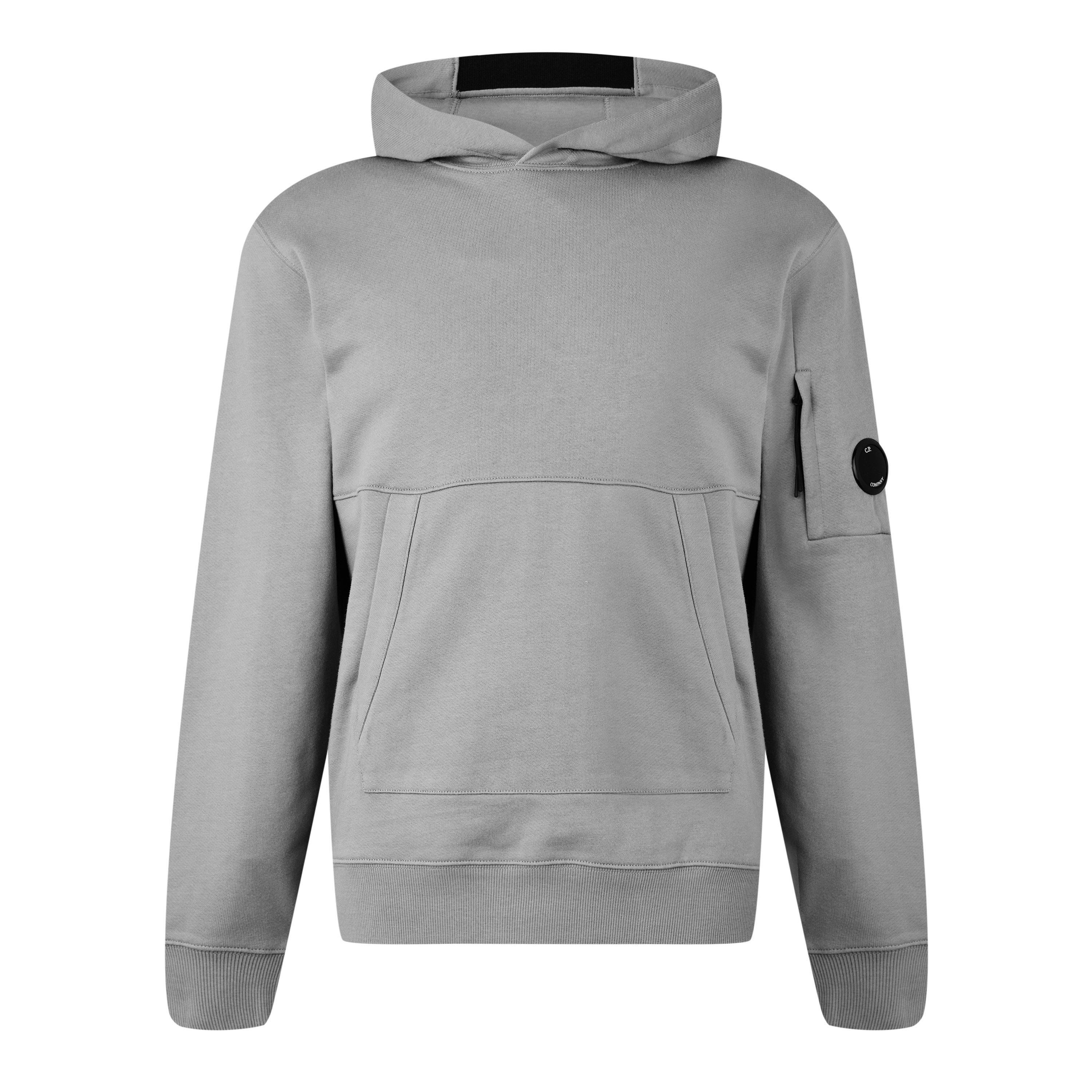 Shadow Grey 937 - CP Company - Men's Micro Lens Over-the-head Hoodie - 7