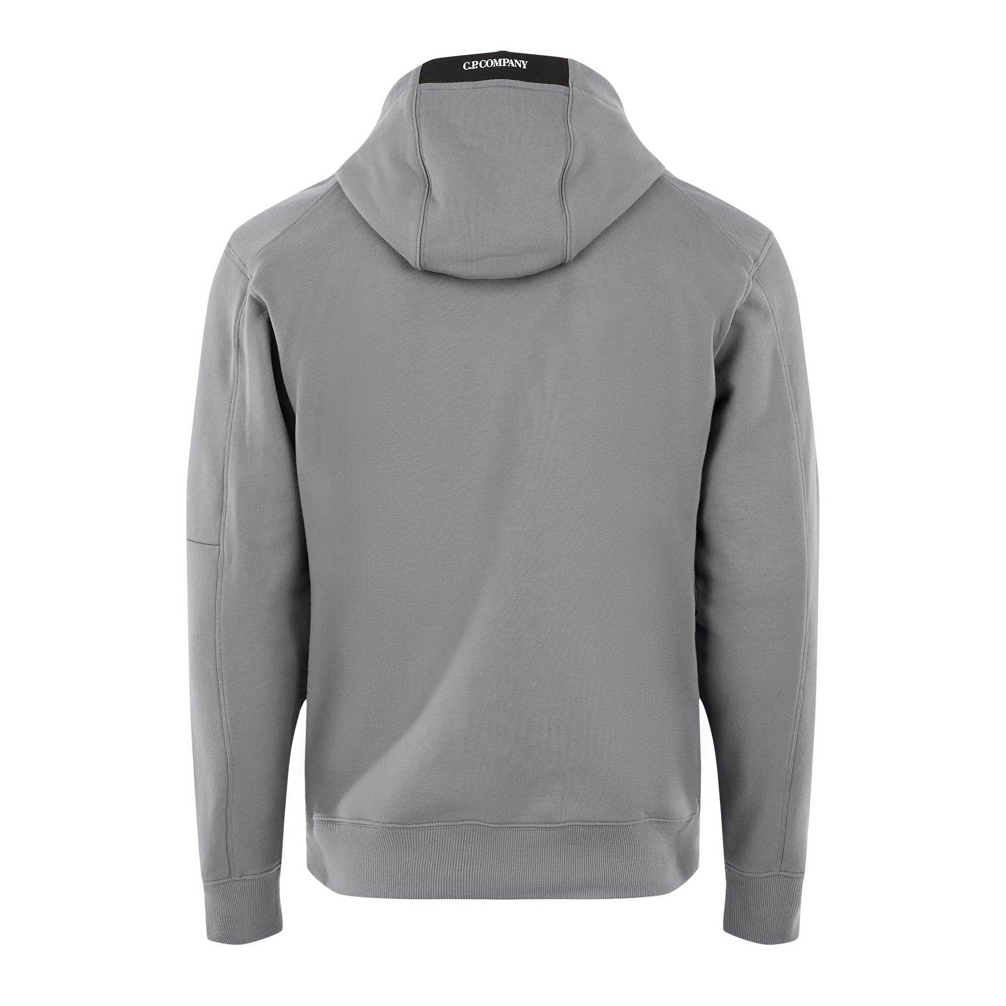 Shadow Grey 937 - CP Company - Men's Micro Lens Over-the-head Hoodie - 3