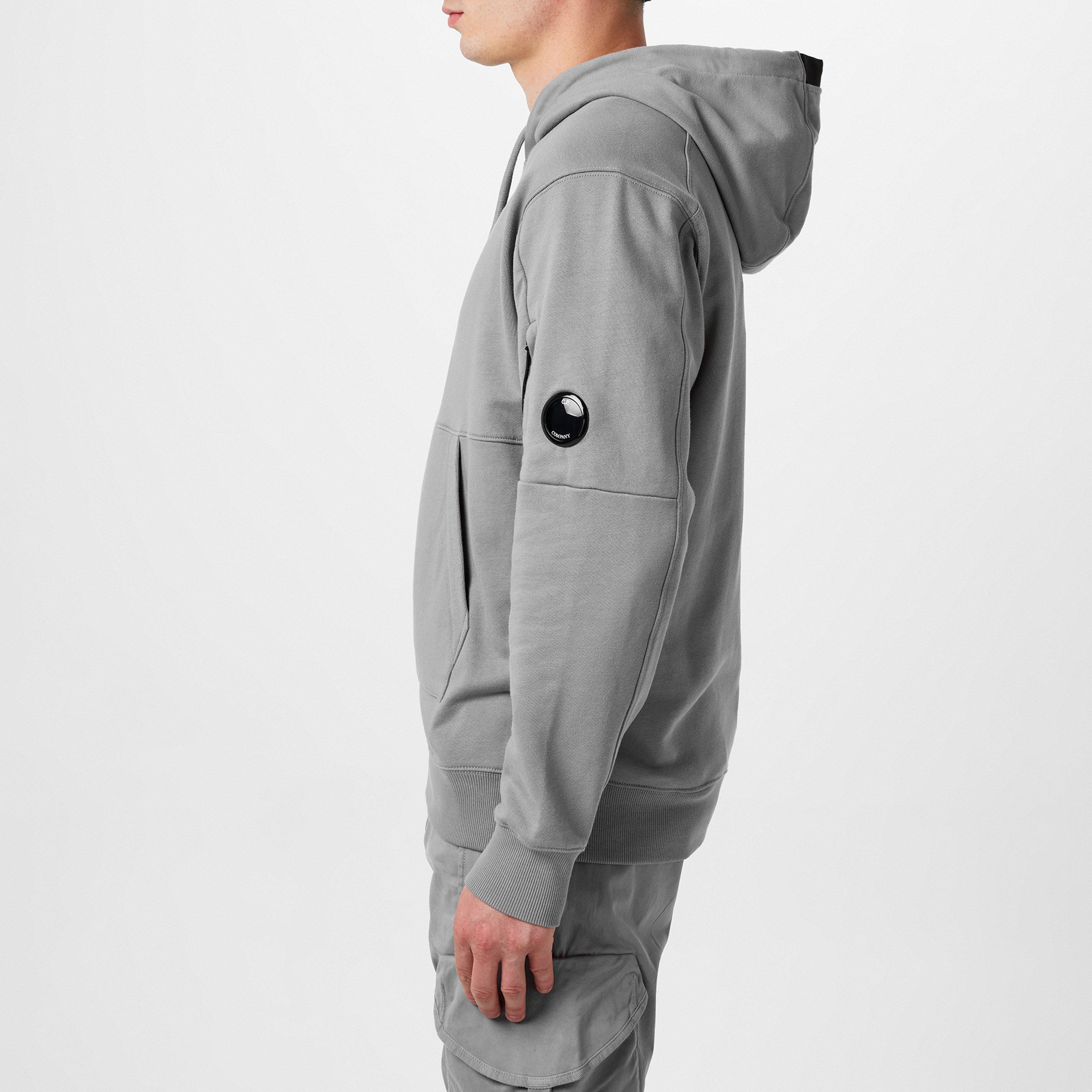 Shadow Grey 937 - CP Company - Men's Micro Lens Over-the-head Hoodie - 5