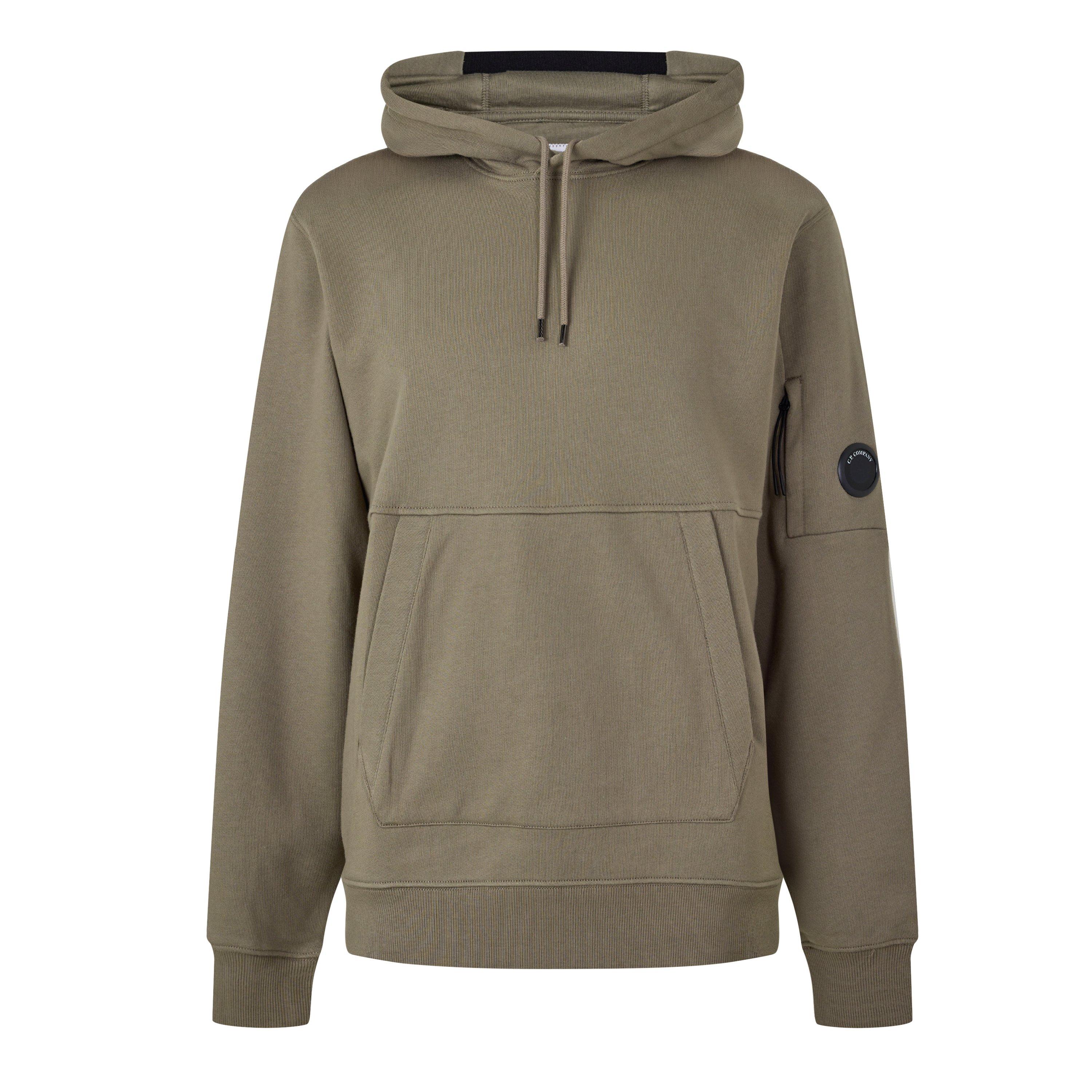 Diagonal Raised Lens Hoodie Men's Fleece - Image 2