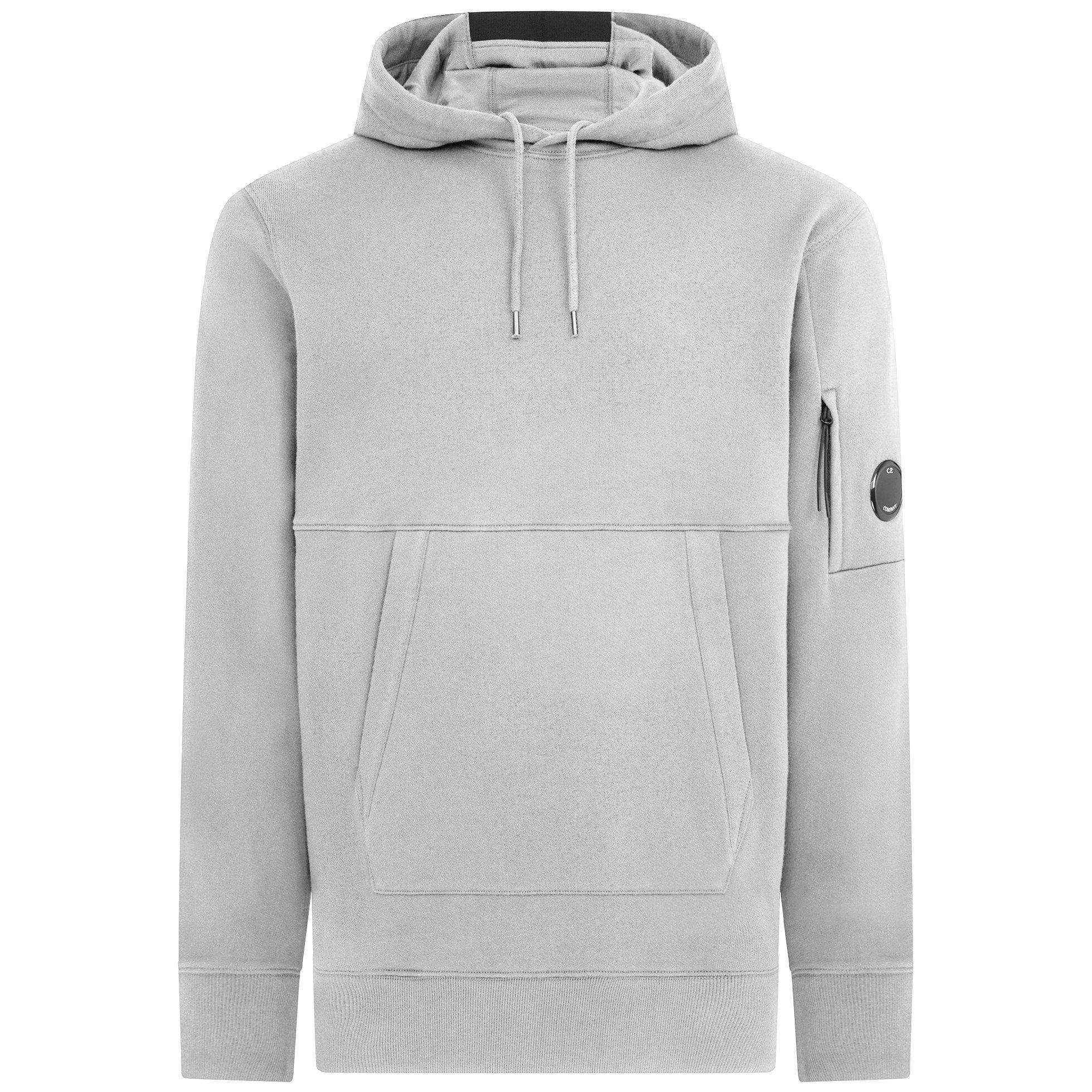 Cp Company Men's Micro Lens Over-The-Head Hoodie - Grey M94 - XS (44)