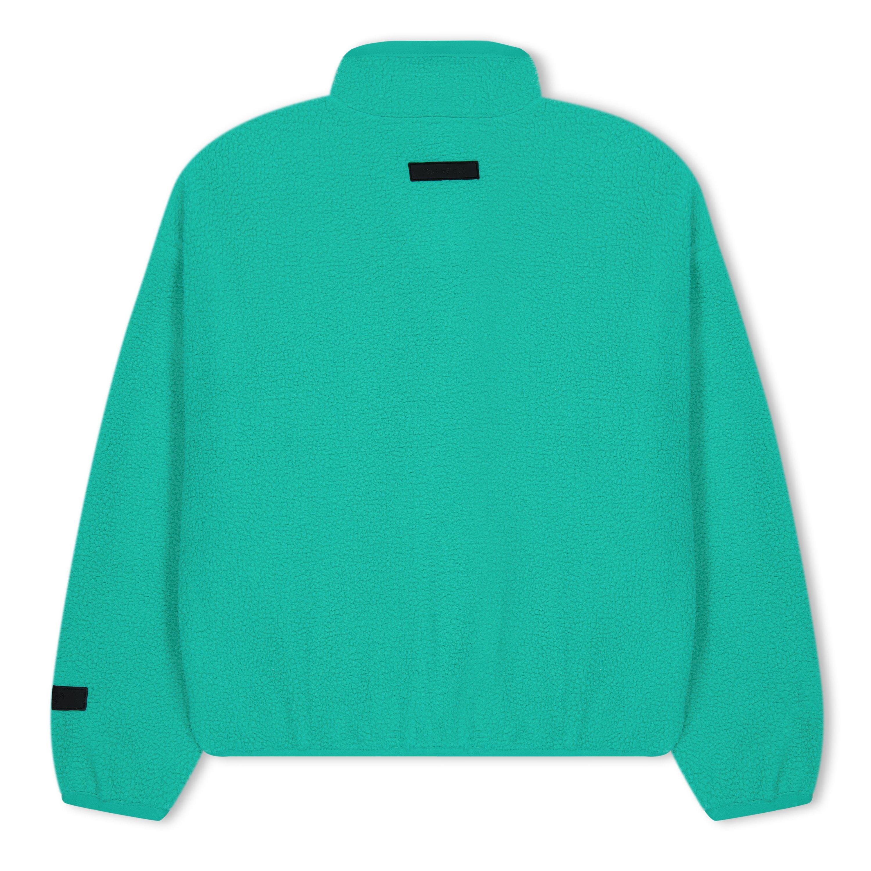 Mint Leaf - Fear Of God Essentials - Unisex Kids' Quarter-Zip Mockneck Fleece - 2