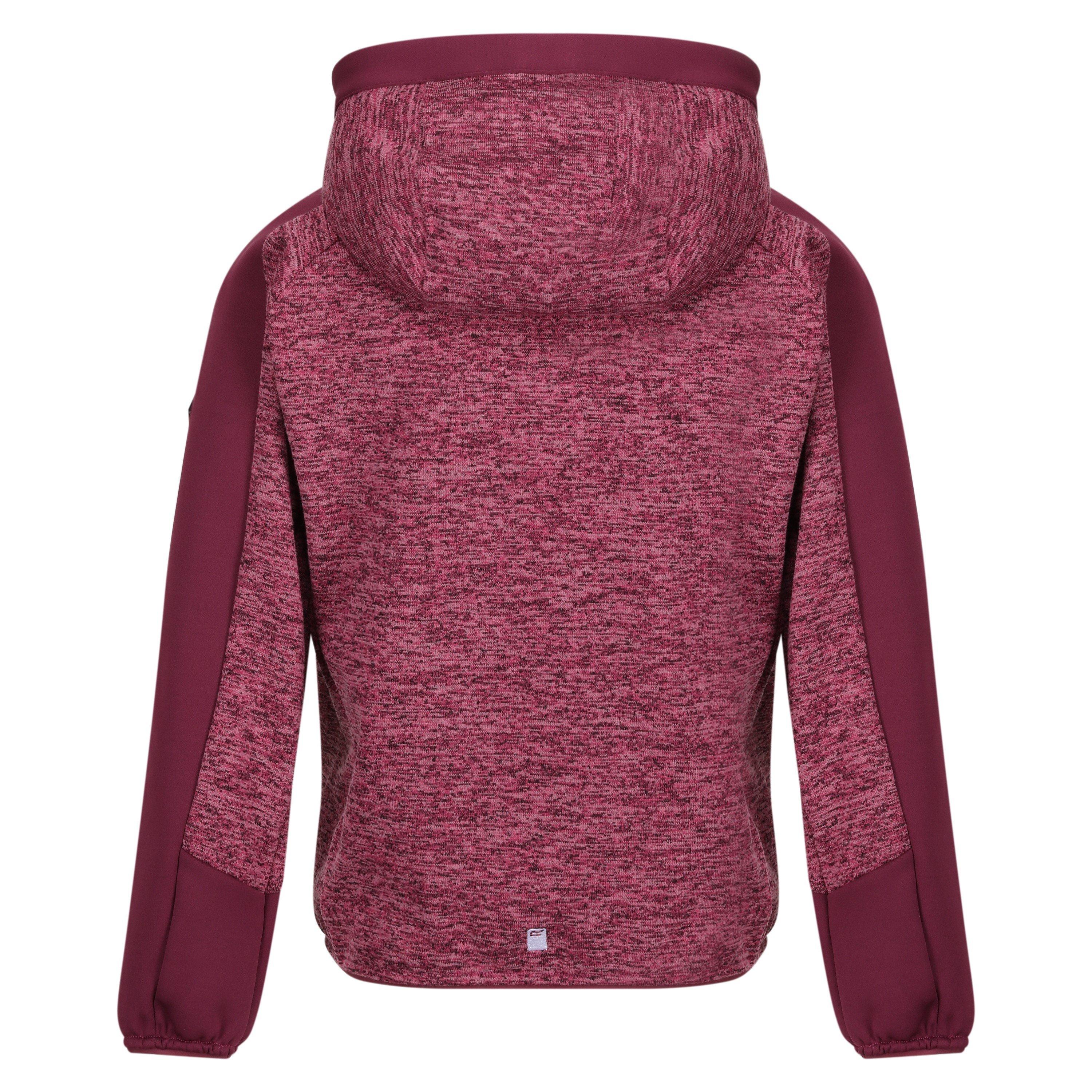 Violet/AmaHz - Regatta - Unisex Kids' Dissolver Vi Fleece Zip Hoodie - 2
