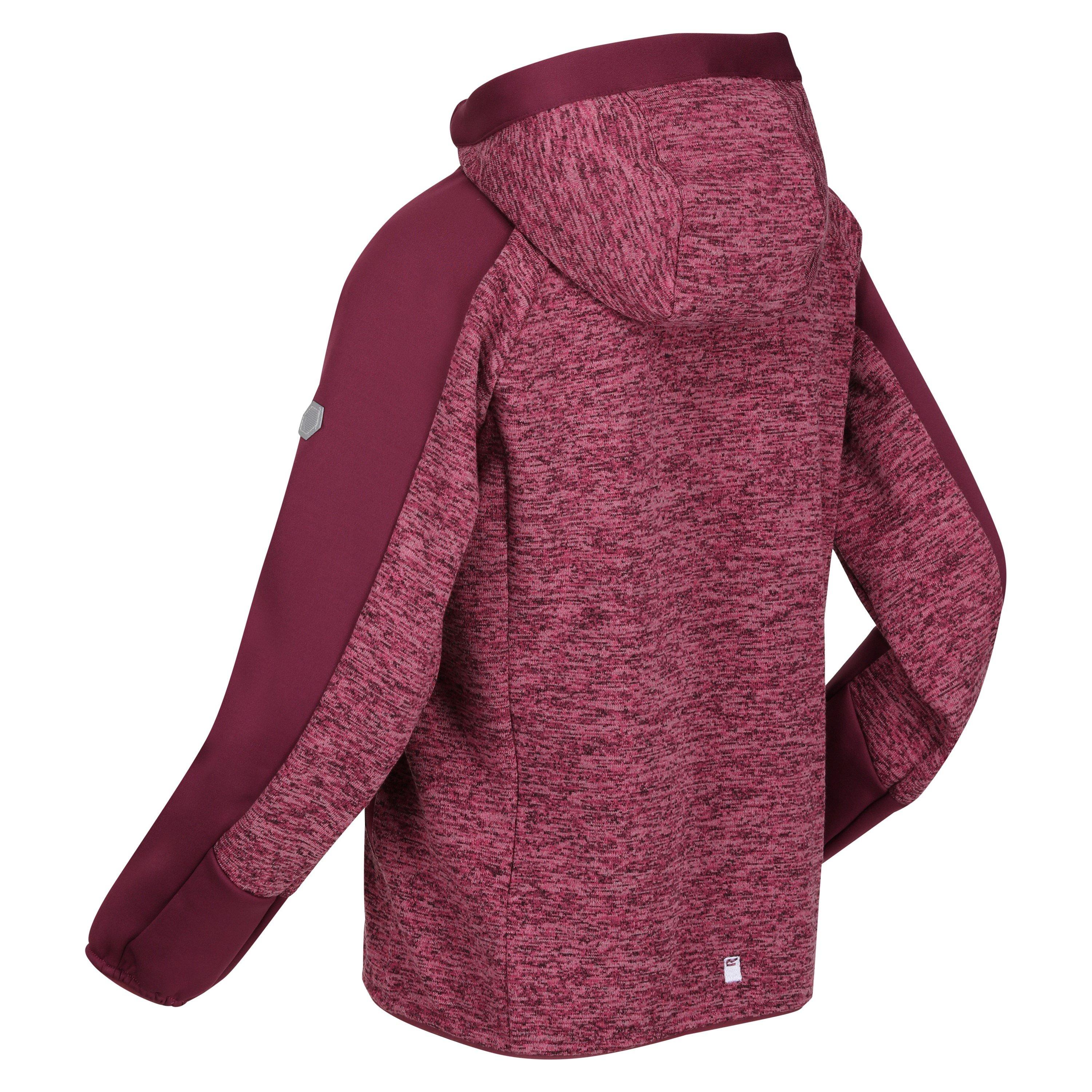 Violet/AmaHz - Regatta - Unisex Kids' Dissolver Vi Fleece Zip Hoodie - 3