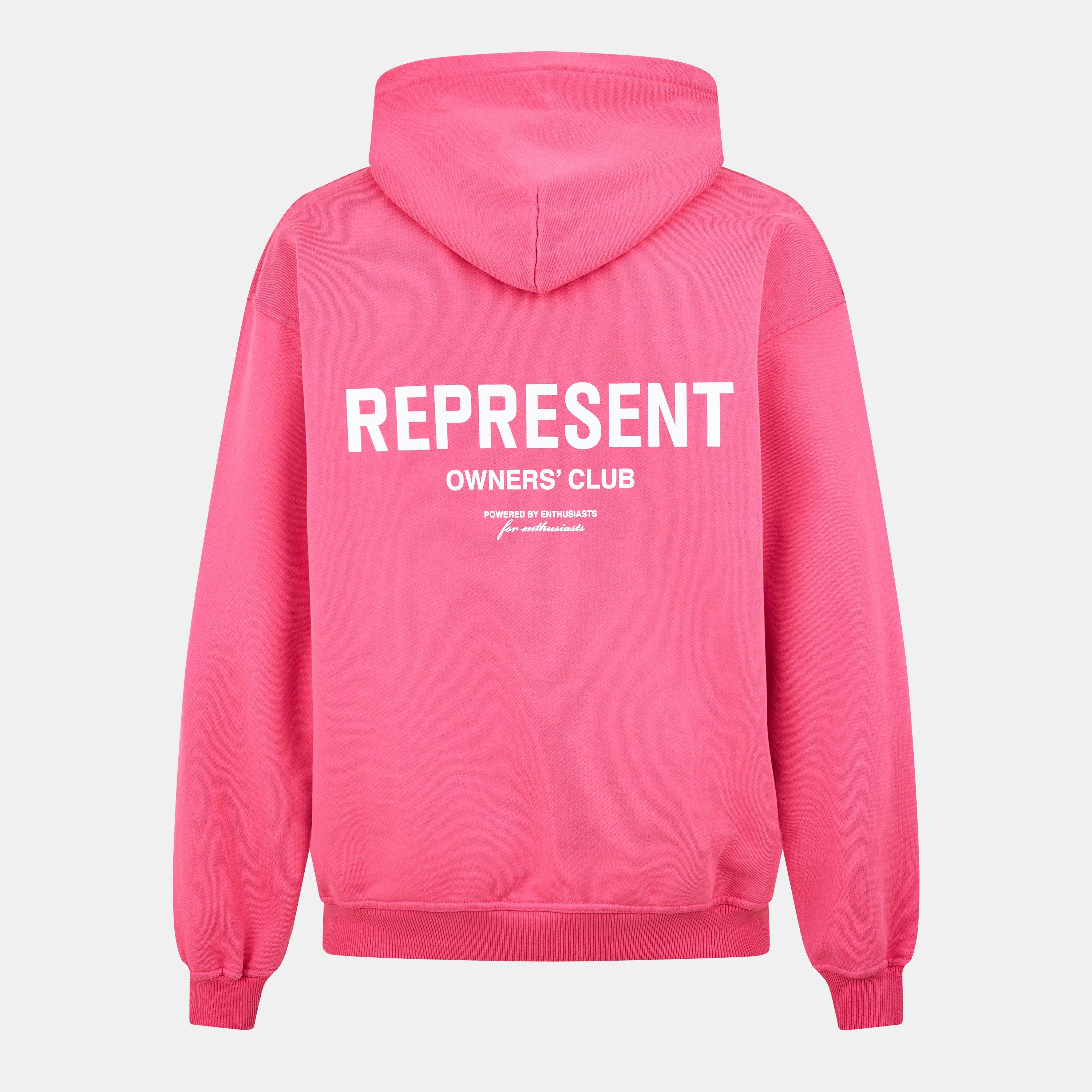 Bubblegum Pink - Represent - Men's Over the Head Hoodie - 2