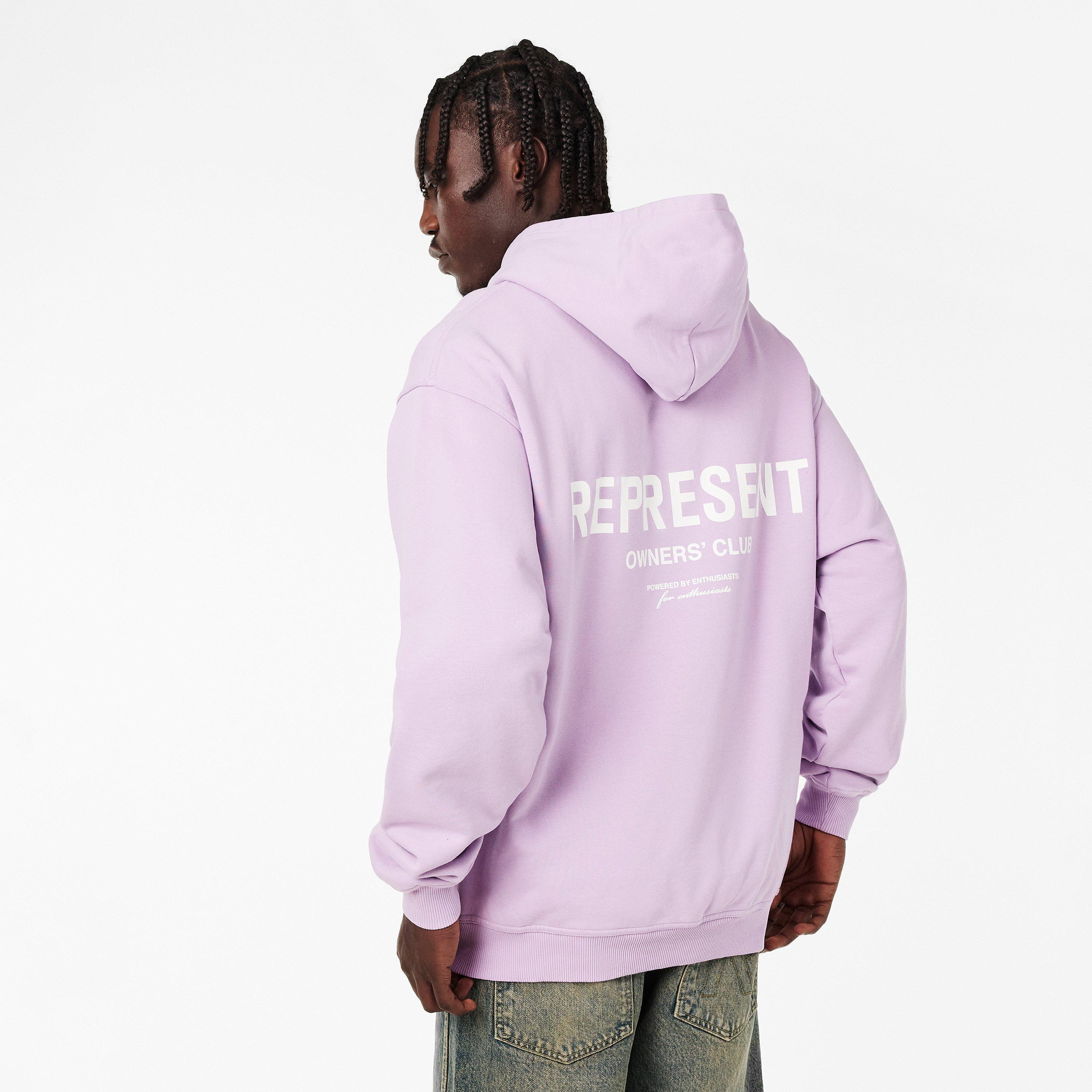 Pastel Lilac - Represent - Men's Pull Over Contemporary Hoodie - 4