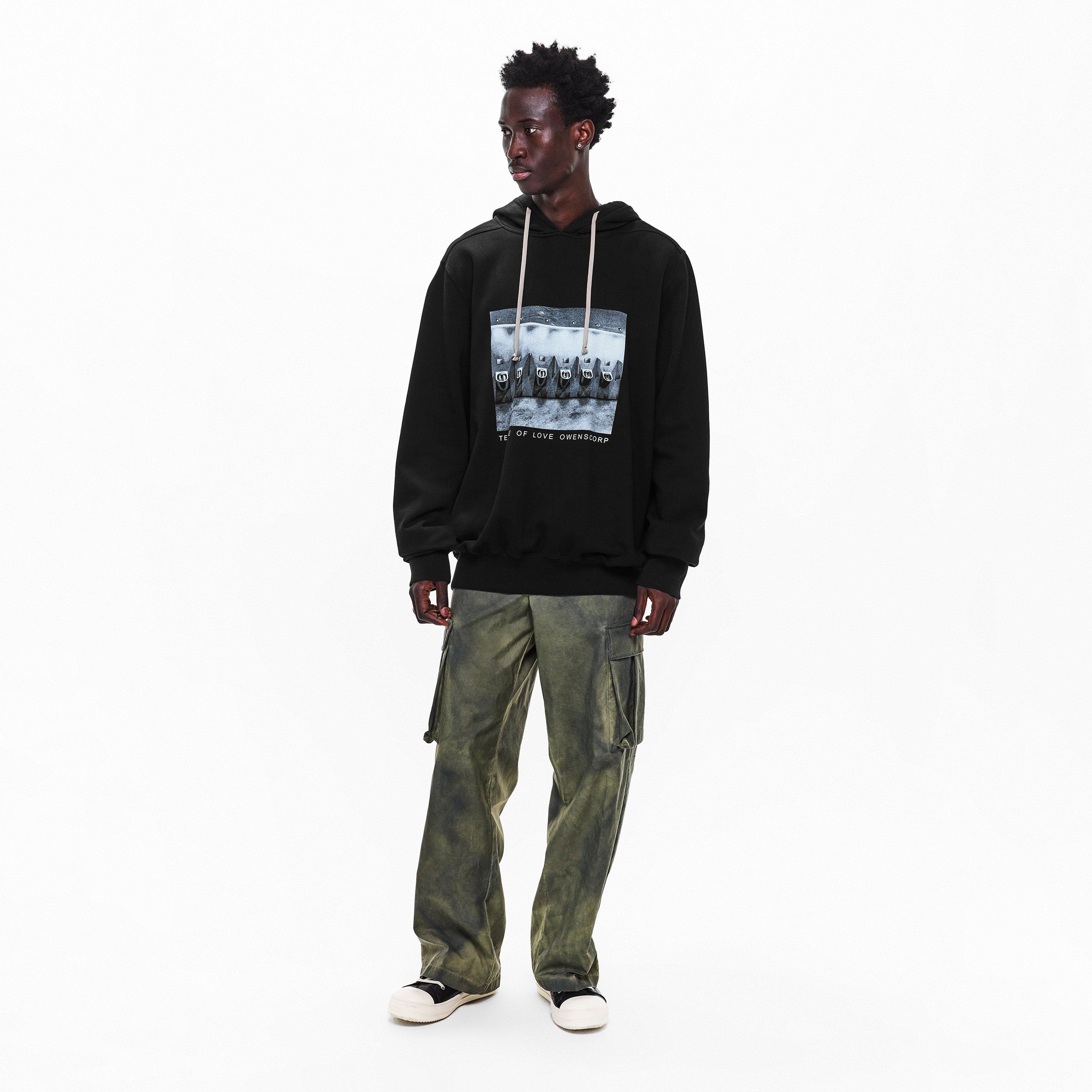 Rick Owens Drkshdw | Men's Overhead Hoodie | Cruise Fashion