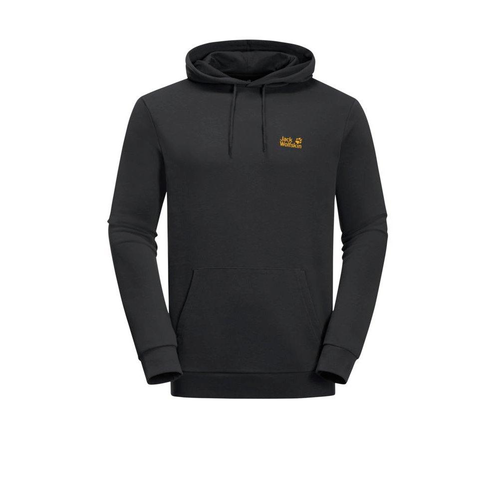 Black - Jack Wolfskin - Essential OTH Hoodie Mens - 1