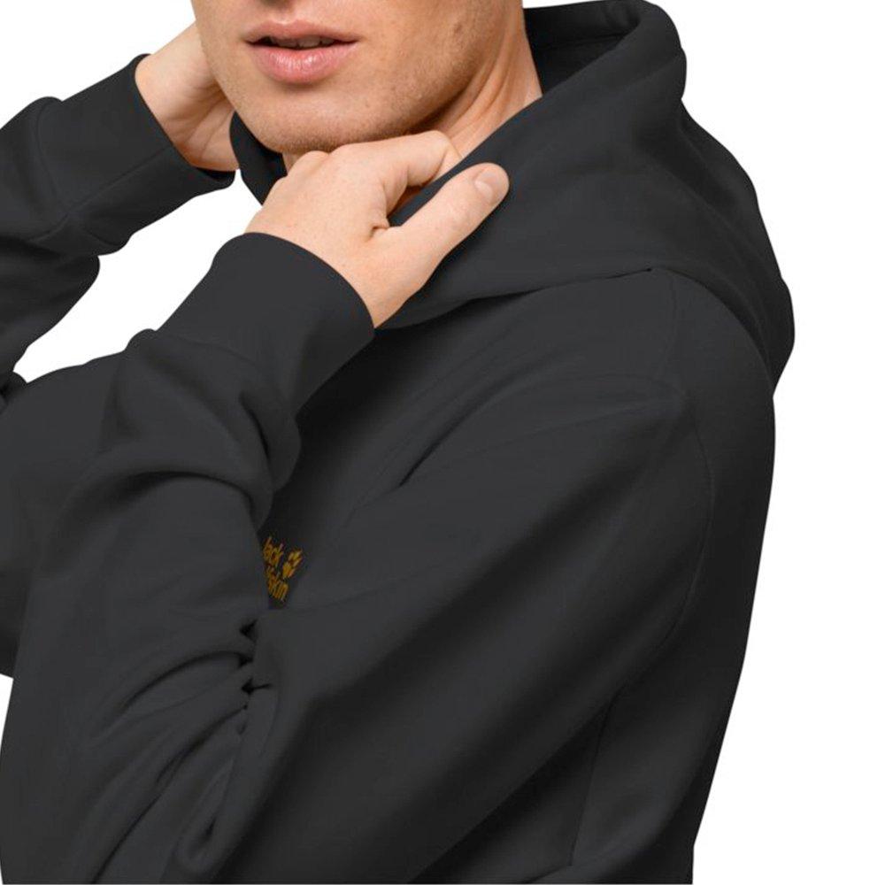 Schwarz - Jack Wolfskin - JW Essential OTH Hoodie Mens - 5