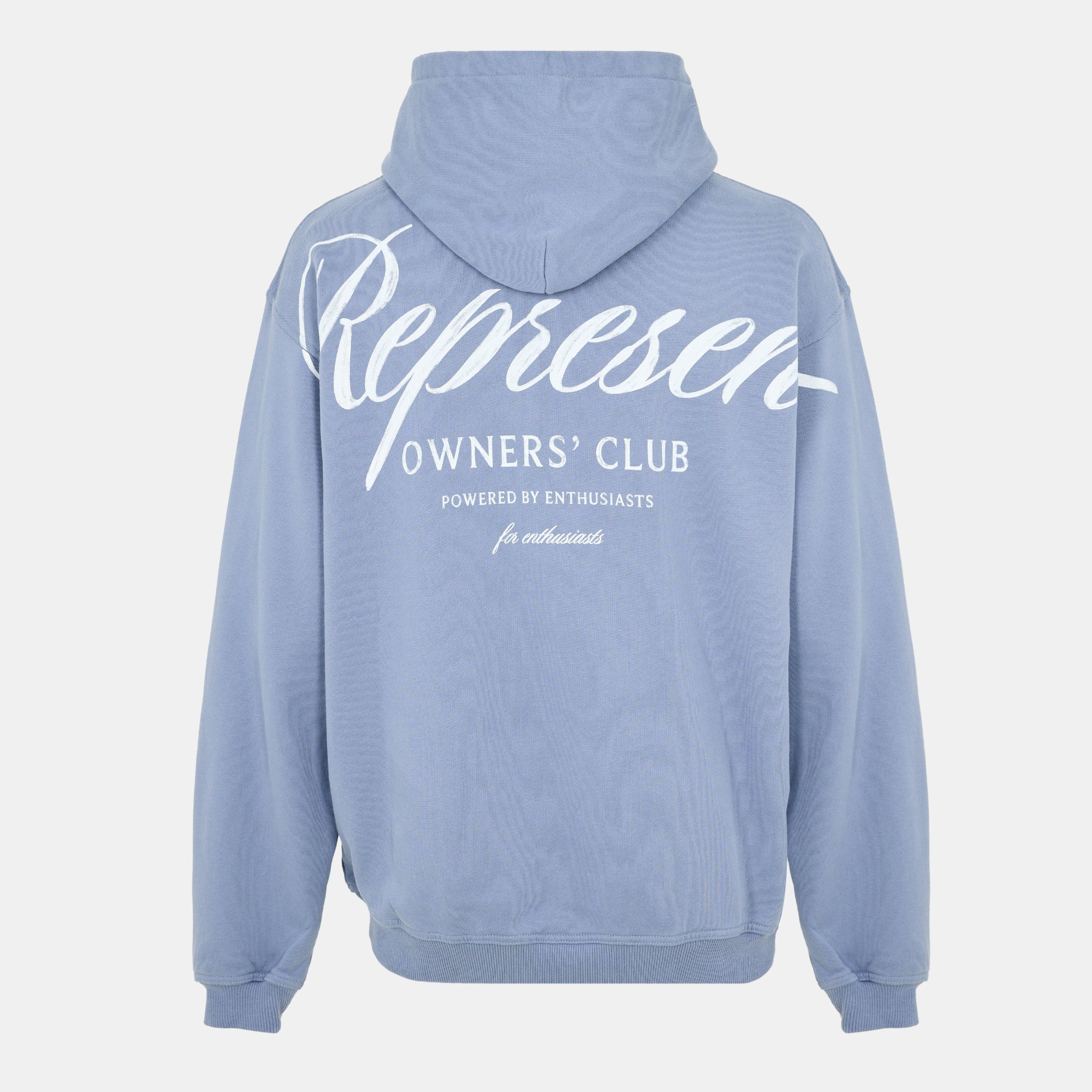 Dusty Blue - Represent - Men's Over the Head Hoodie - 2