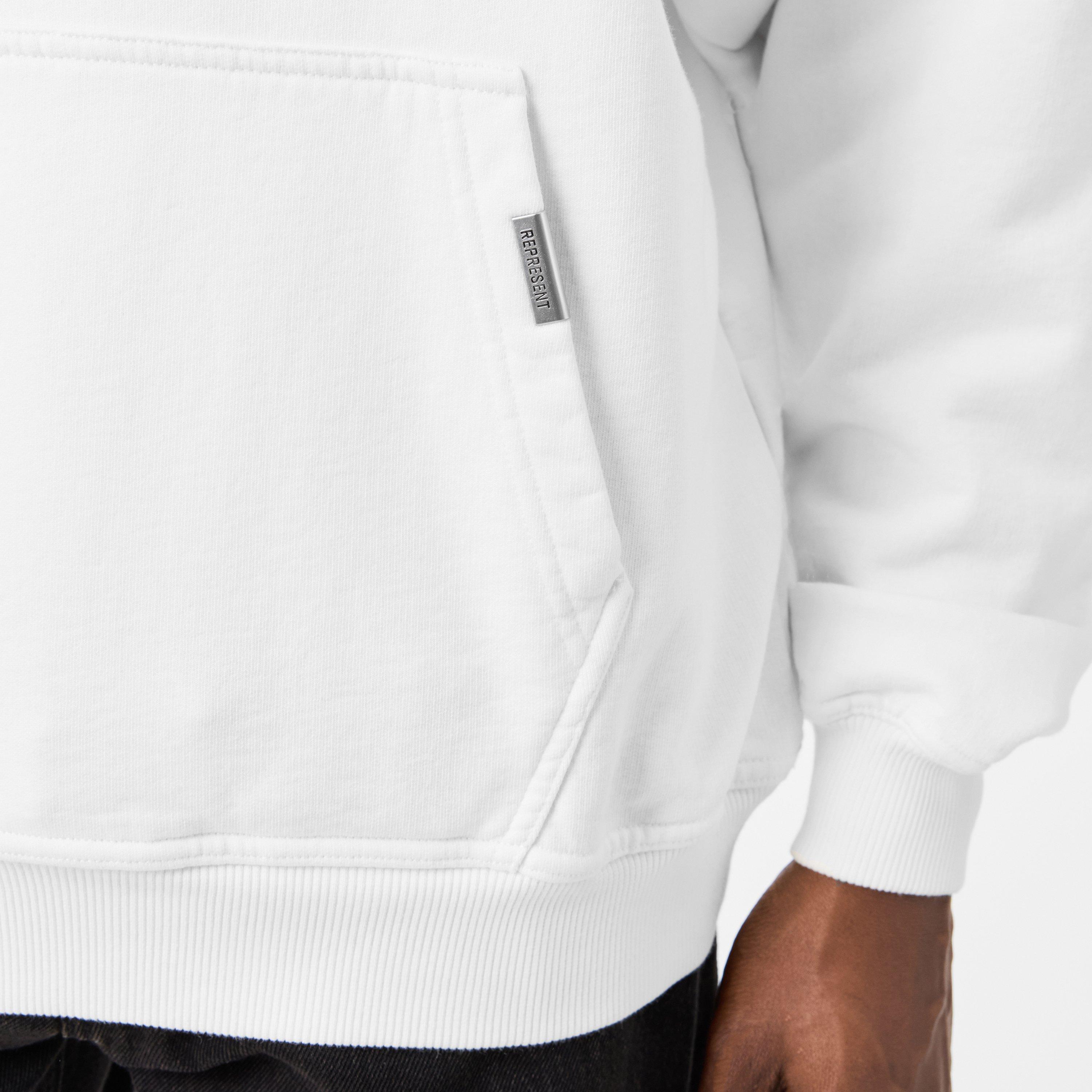 Flat White - Represent - Men's Over the Head Hoodie - 5